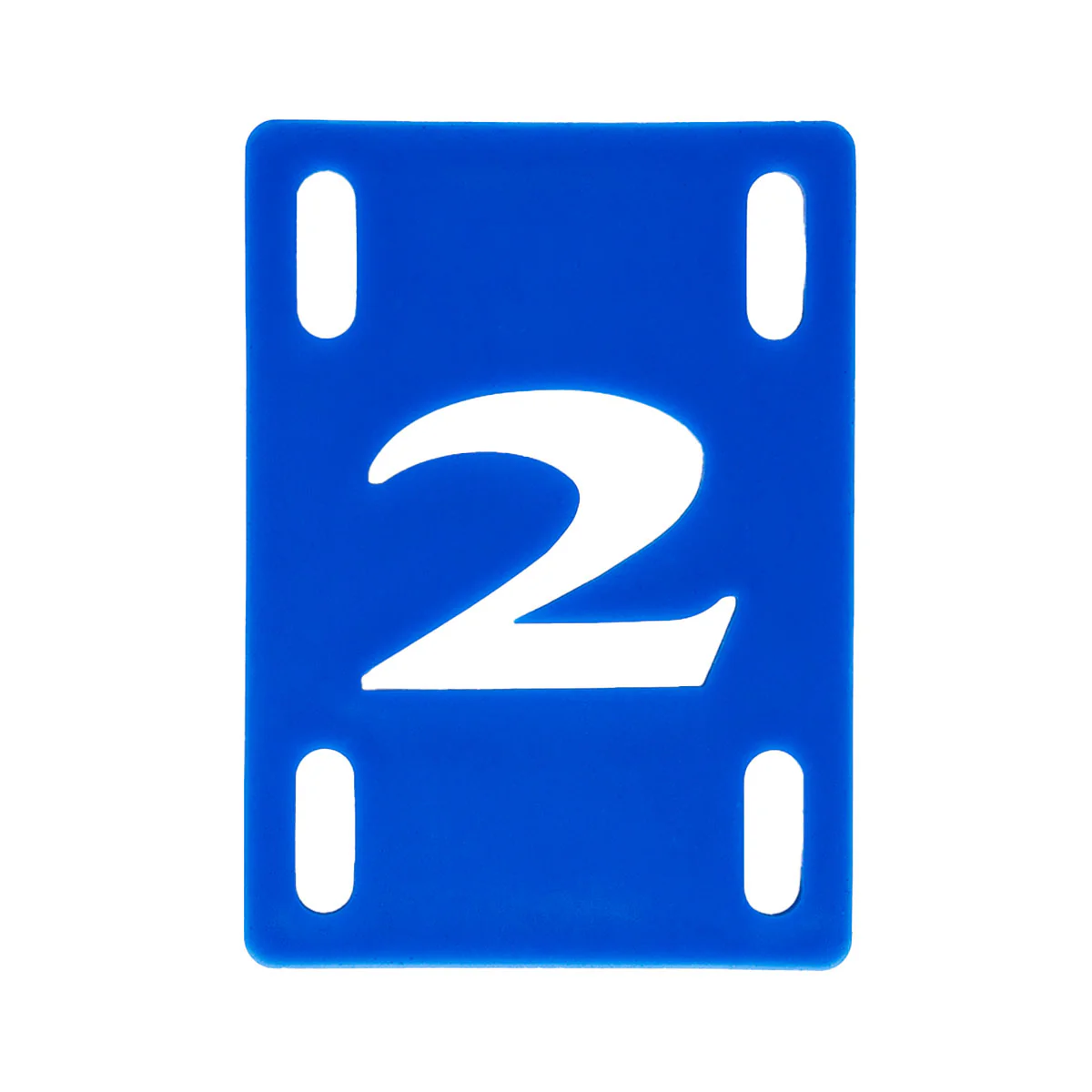 2 Riser Pads Risers - Blue - 1/4"