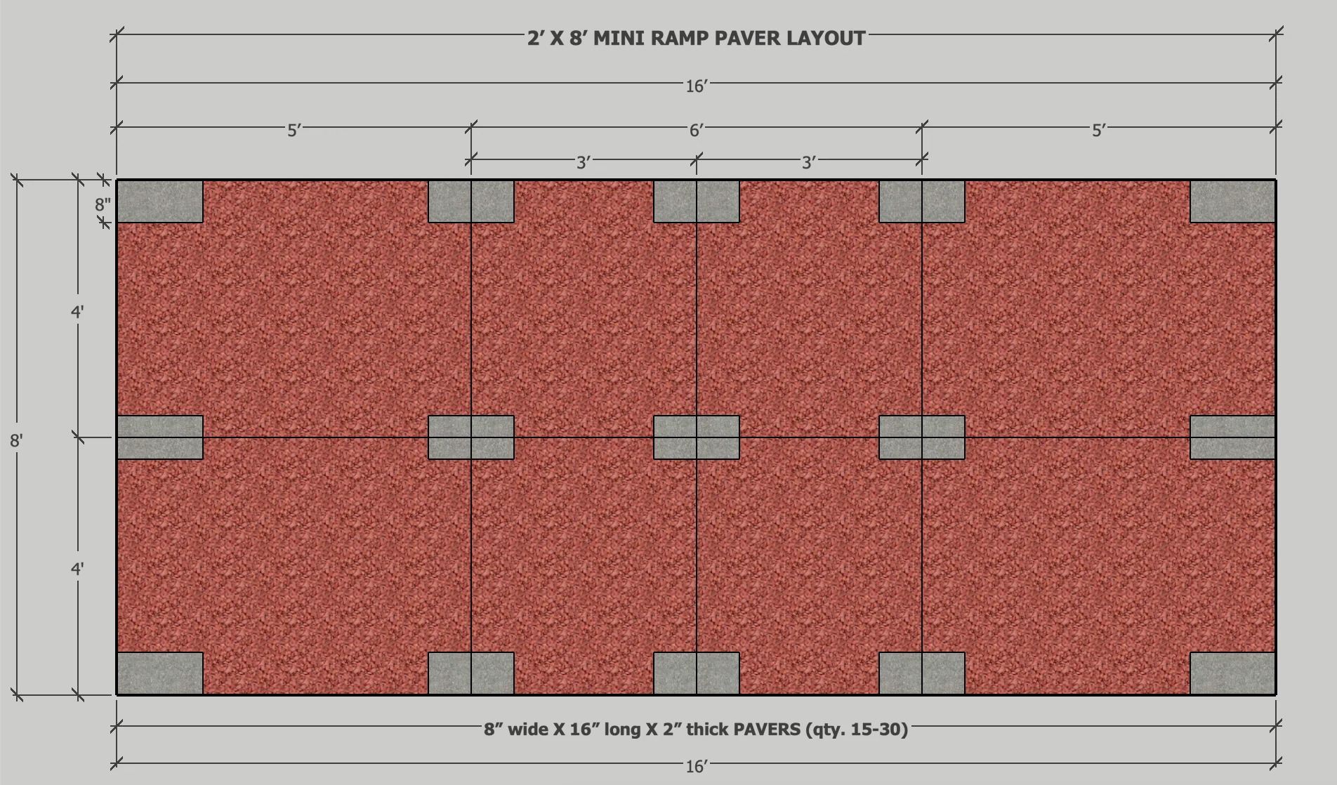 Keen Ramps 2' x 8' Mini Half Pipe - Image 5