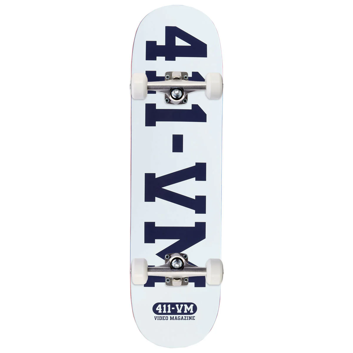 411VM Athletic Skateboard Complete - White - 8.50"