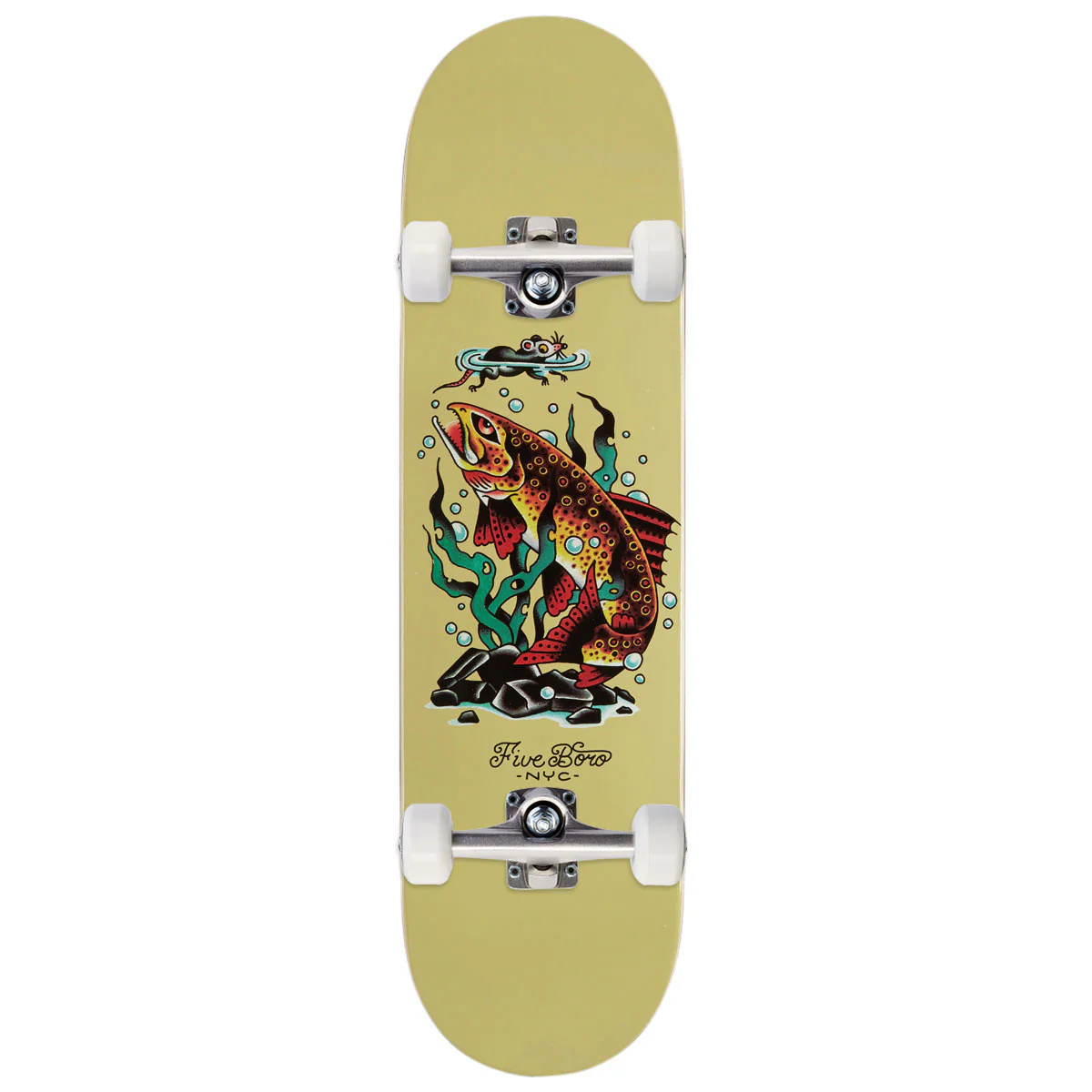 5Boro Fish Series Trout Skateboard Complete - 8.25"