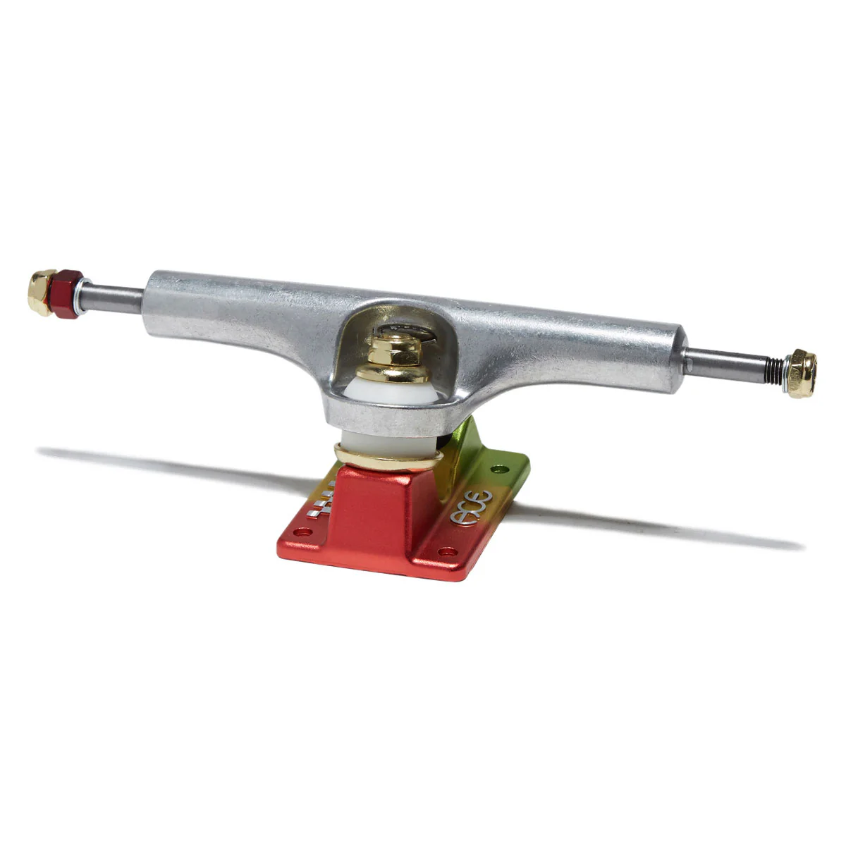 Ace AF1 Skateboard Trucks - Polished/Rasta - 60 - Image 2