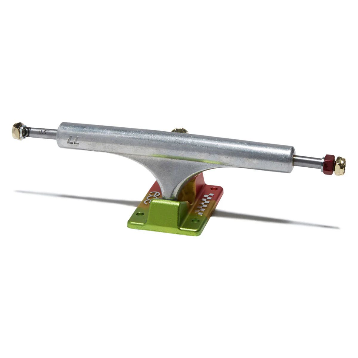 Ace AF1 Skateboard Trucks - Polished/Rasta - 77