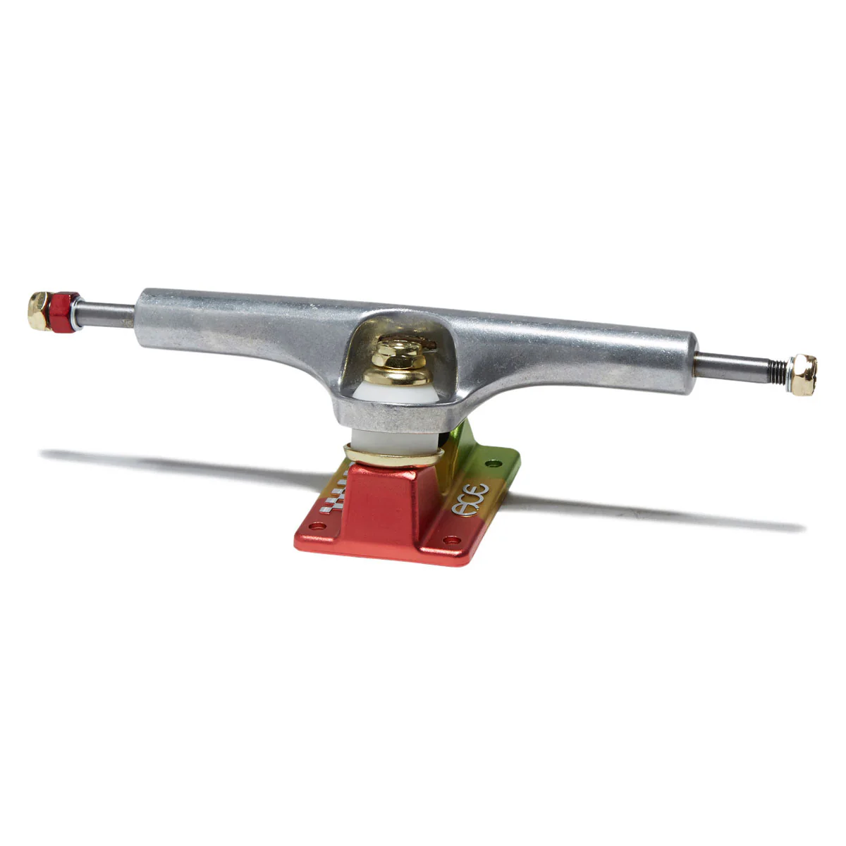 Ace AF1 Skateboard Trucks - Polished/Rasta - 77 - Image 2