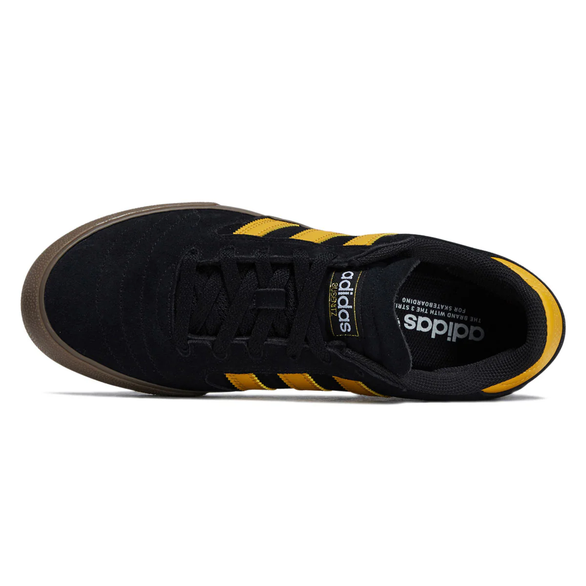 Adidas Busenitz Vulc II Shoes - Core Black/Preloved Yellow/Gum - Image 3