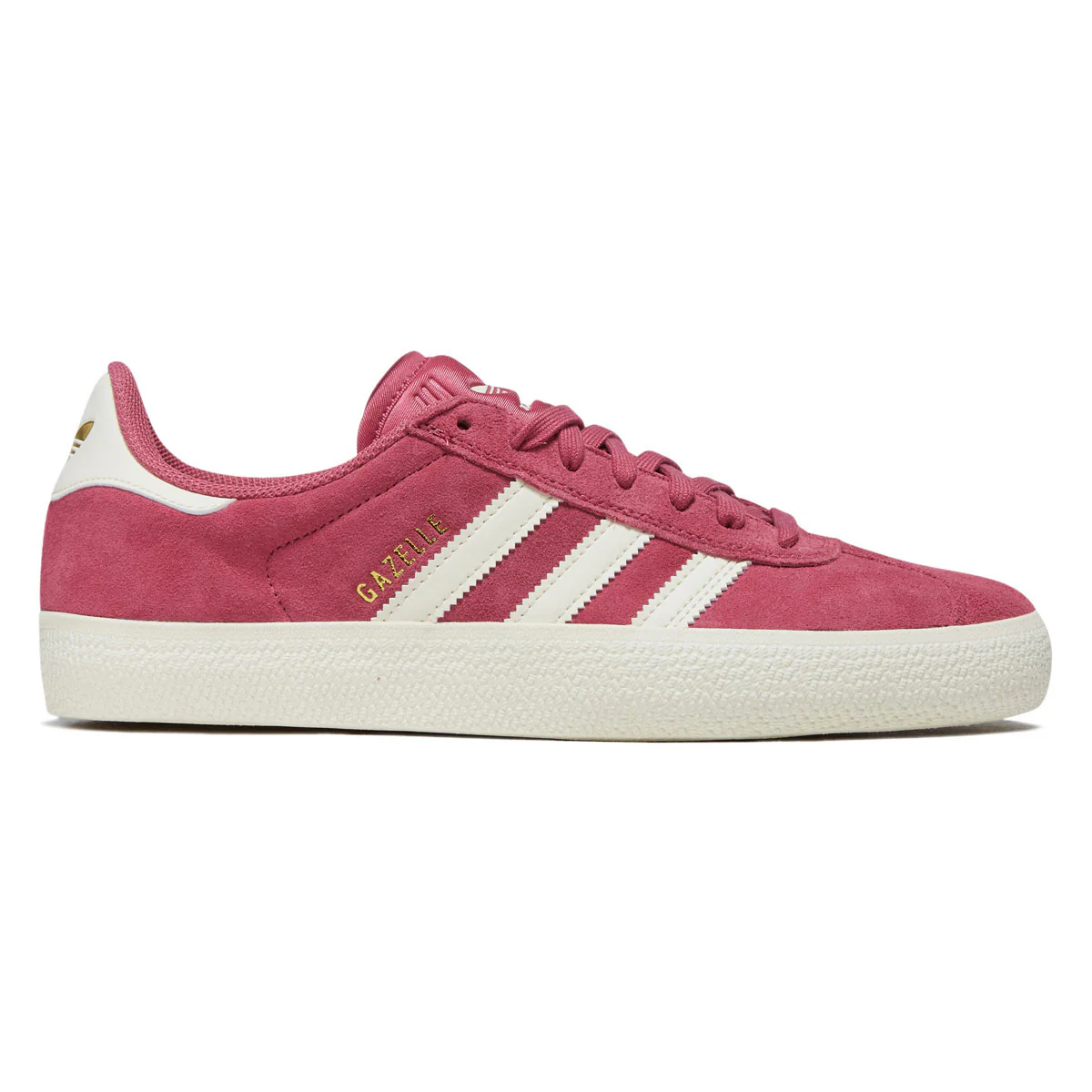 Adidas Gazelle ADV Shoes - Dual Magenta/Cream White/Gold Metallic