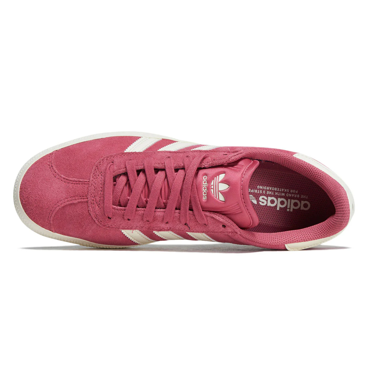 Adidas Gazelle ADV Shoes - Dual Magenta/Cream White/Gold Metallic - Image 3