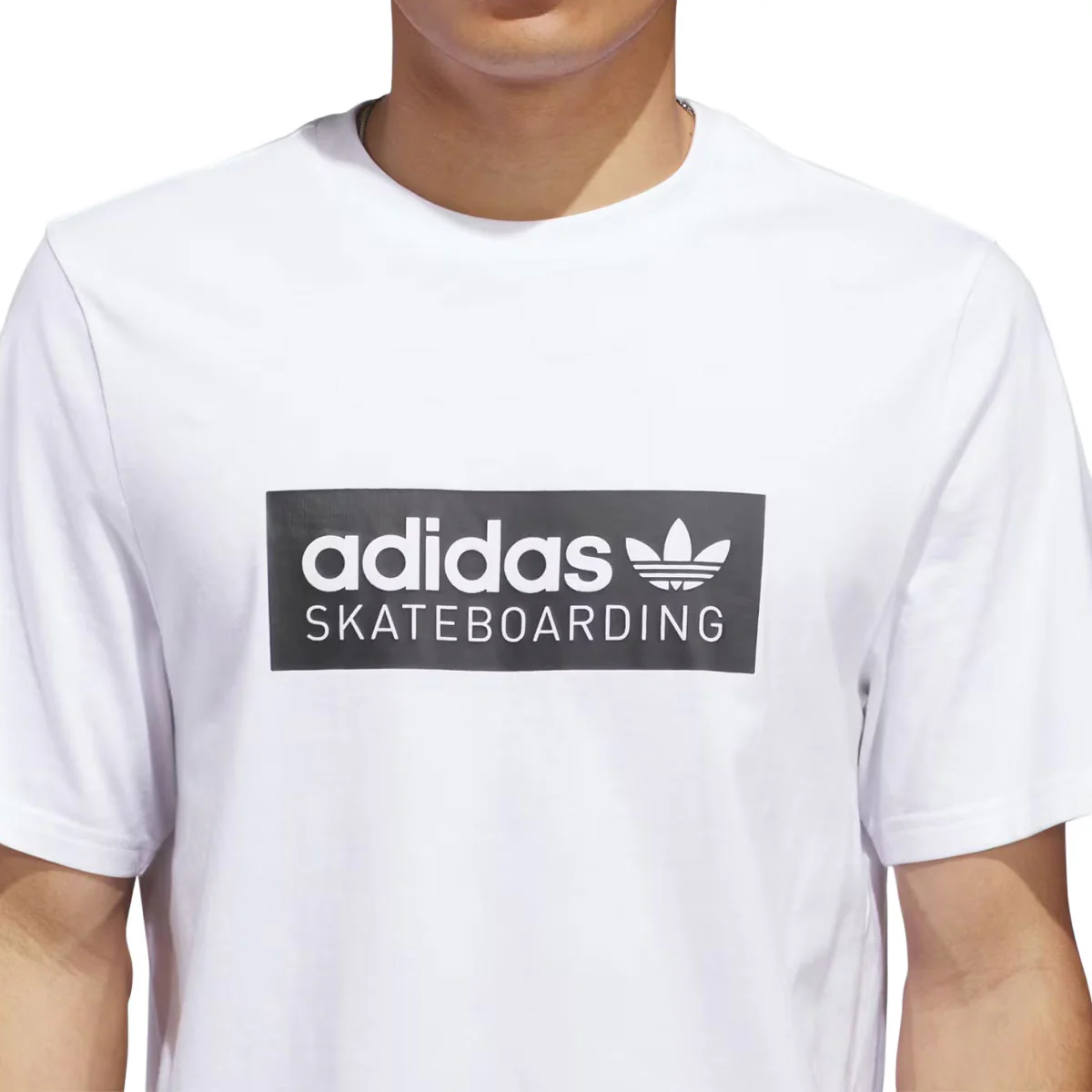 Adidas Skate Logo T-Shirt - White - Image 4
