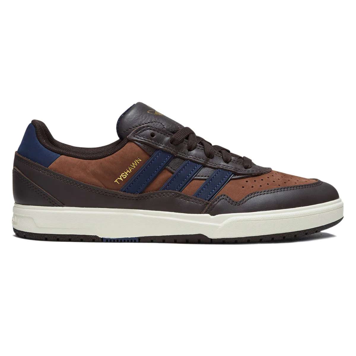 Adidas Tyshawn II Shoes - Aurora Coffee/Dark Blue/Preloved Brown