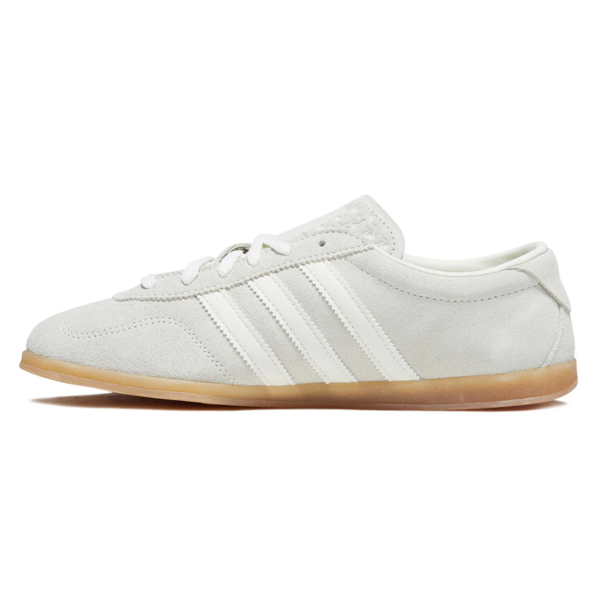 Adidas Womens Gazelle Lo Pro Shoes - Ivory/Off White/Gum - Image 2