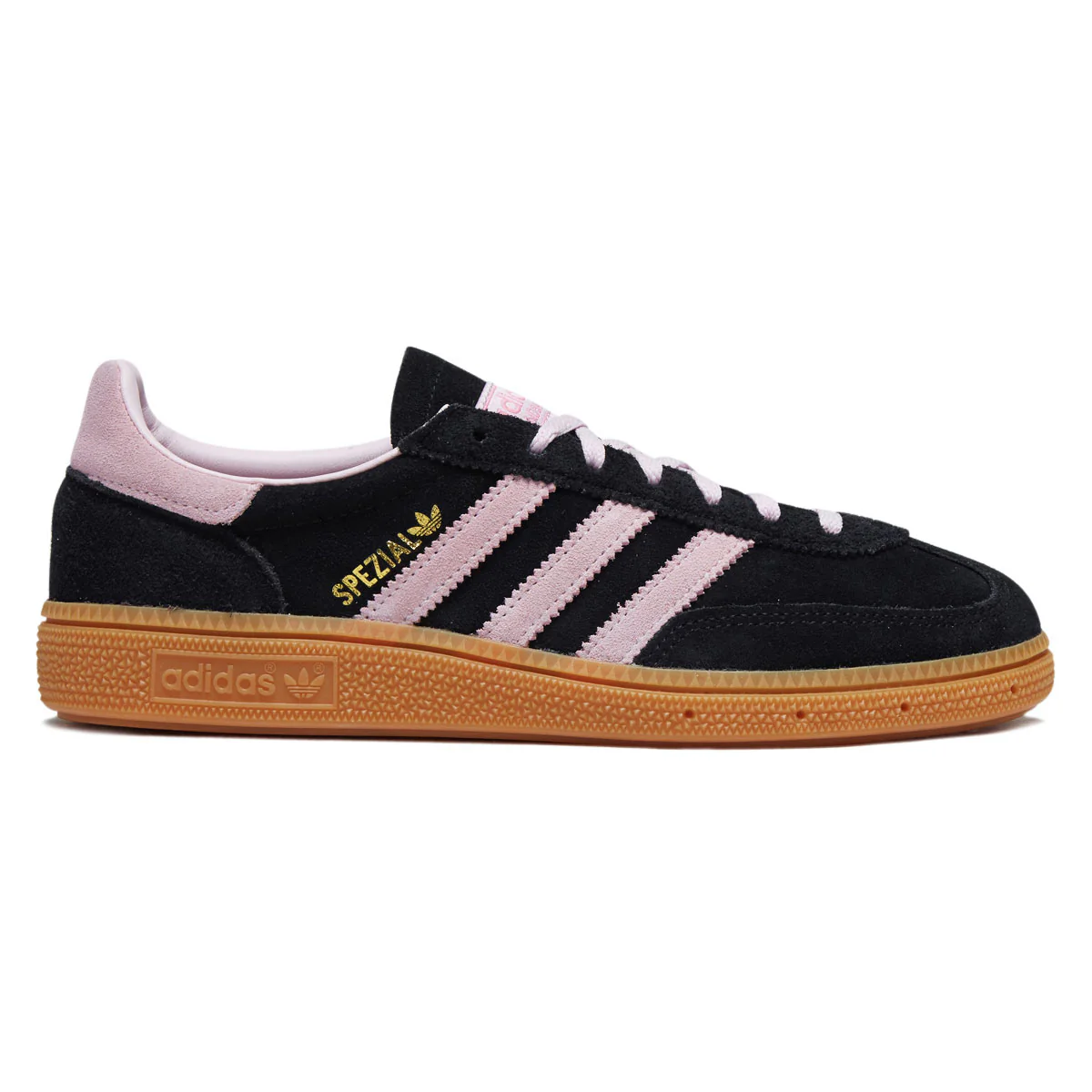 Adidas Womens Handball Spezial Shoes - Core Black/Clear Pink/Gum