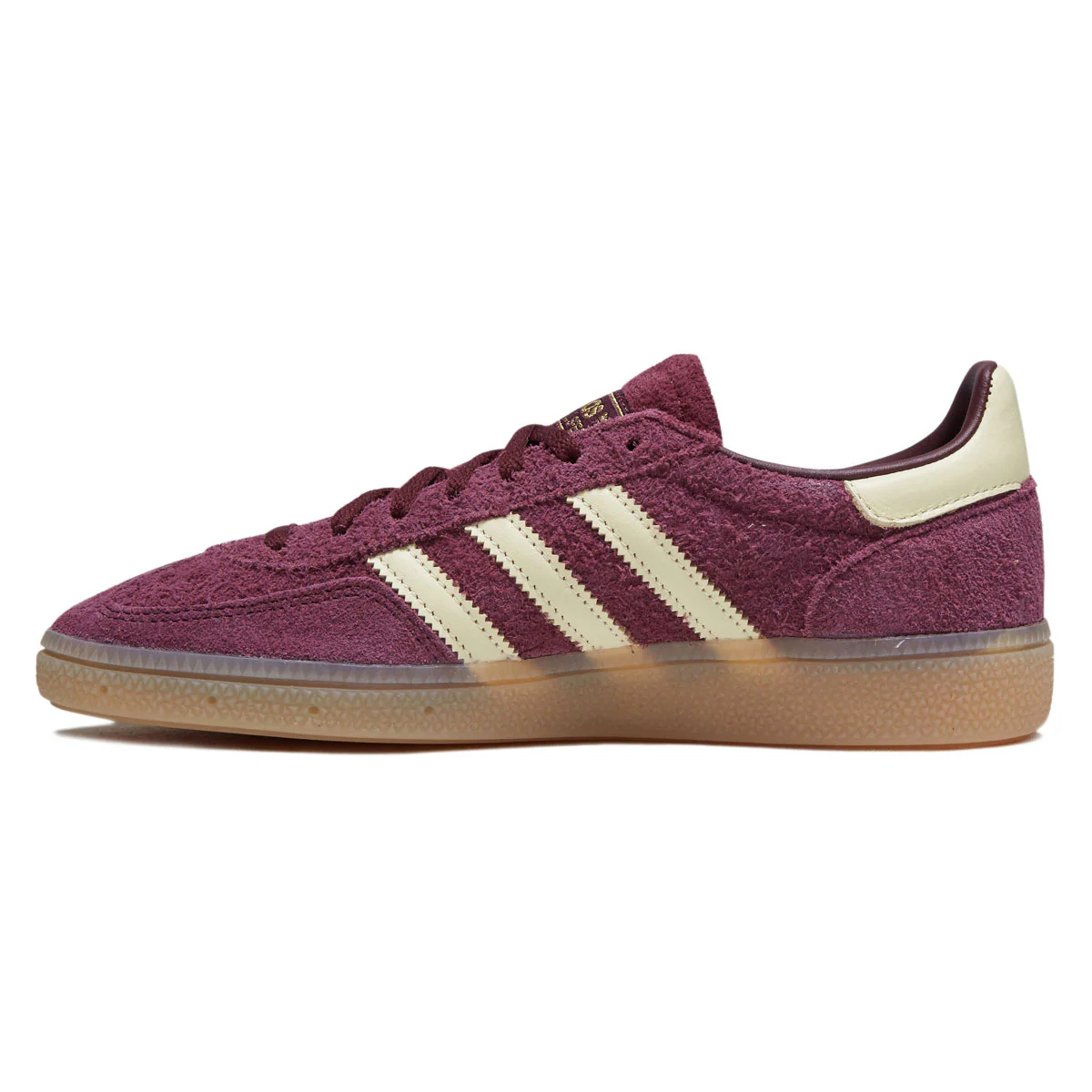Adidas Womens Handball Spezial Shoes - Maroon/Warm Vanilla/Gold Metallic - Image 2