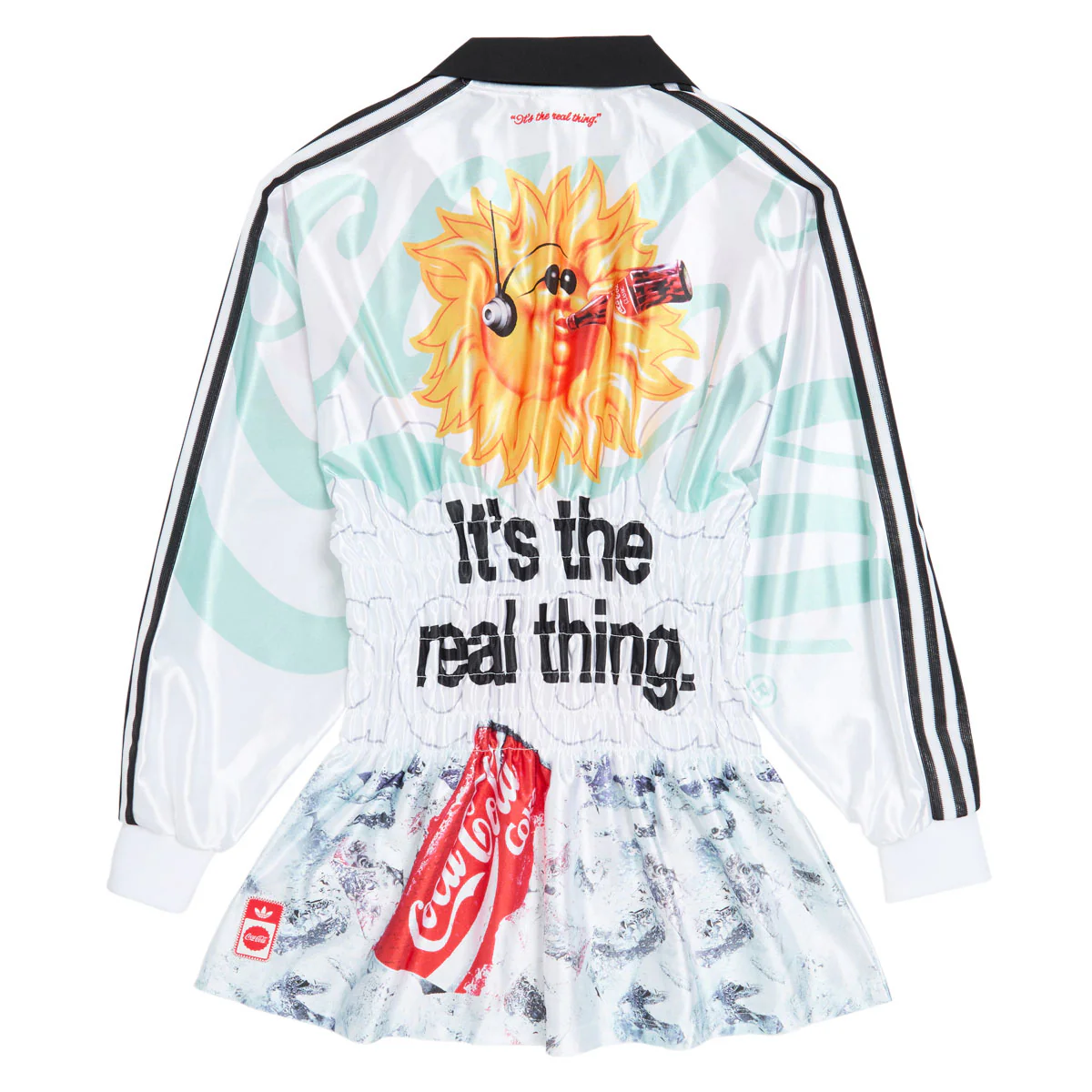 Adidas x Coca Cola Womens Mashup Jersey - White/Multicolor - Image 2