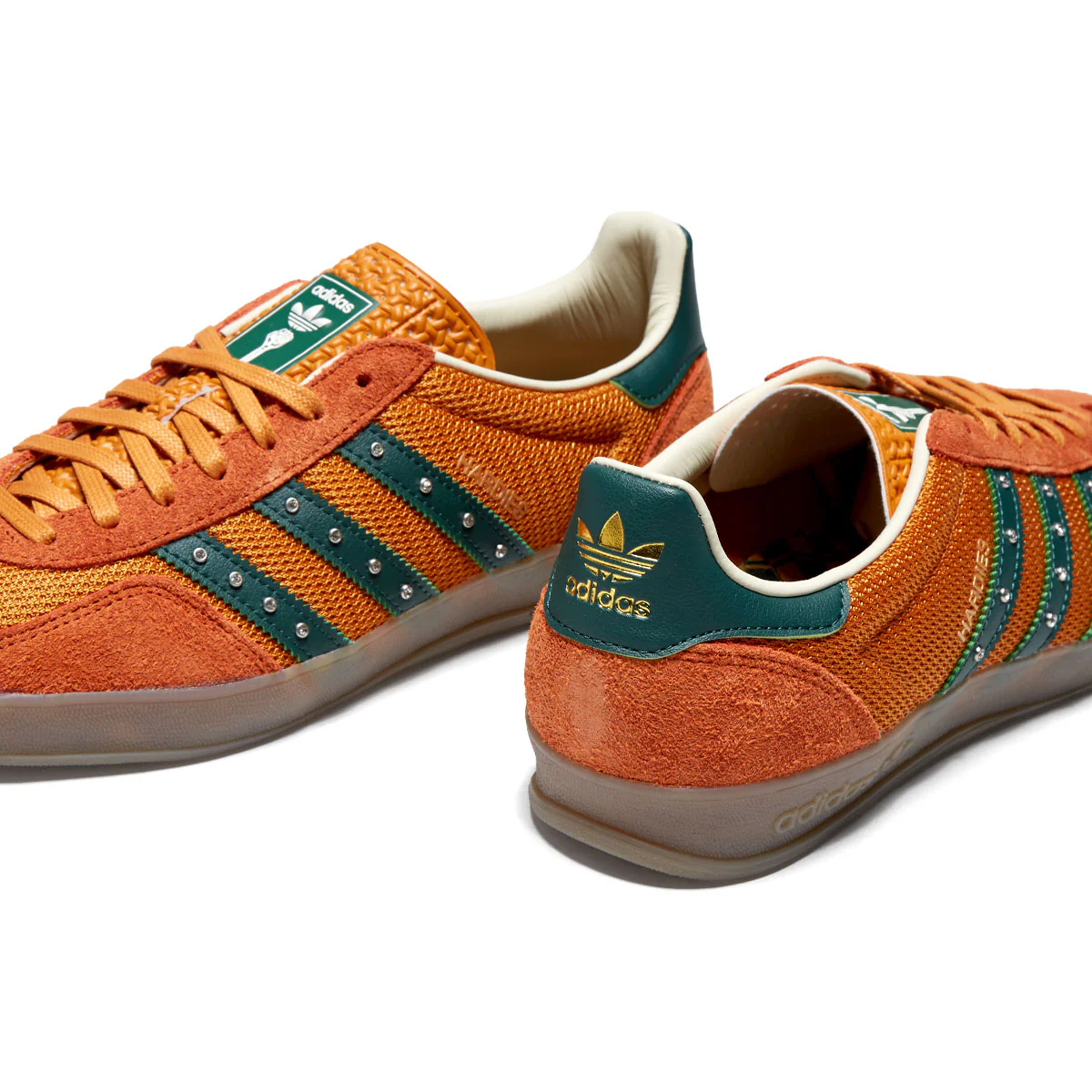 Adidas x Hardies Gazelle Shoes - Rust Orange/Collegiate Green/Gum - Image 6