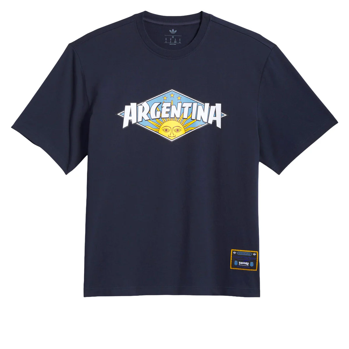Adidas x Thrasher x AFA T-Shirt - Night Navy
