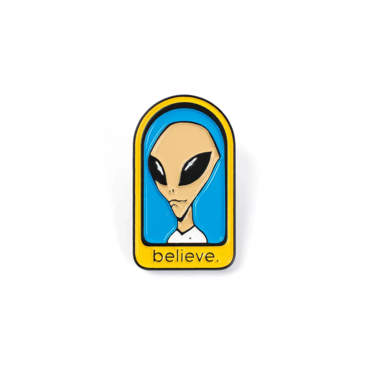 Alien Workshop Believe Pin - Blue/Yellow