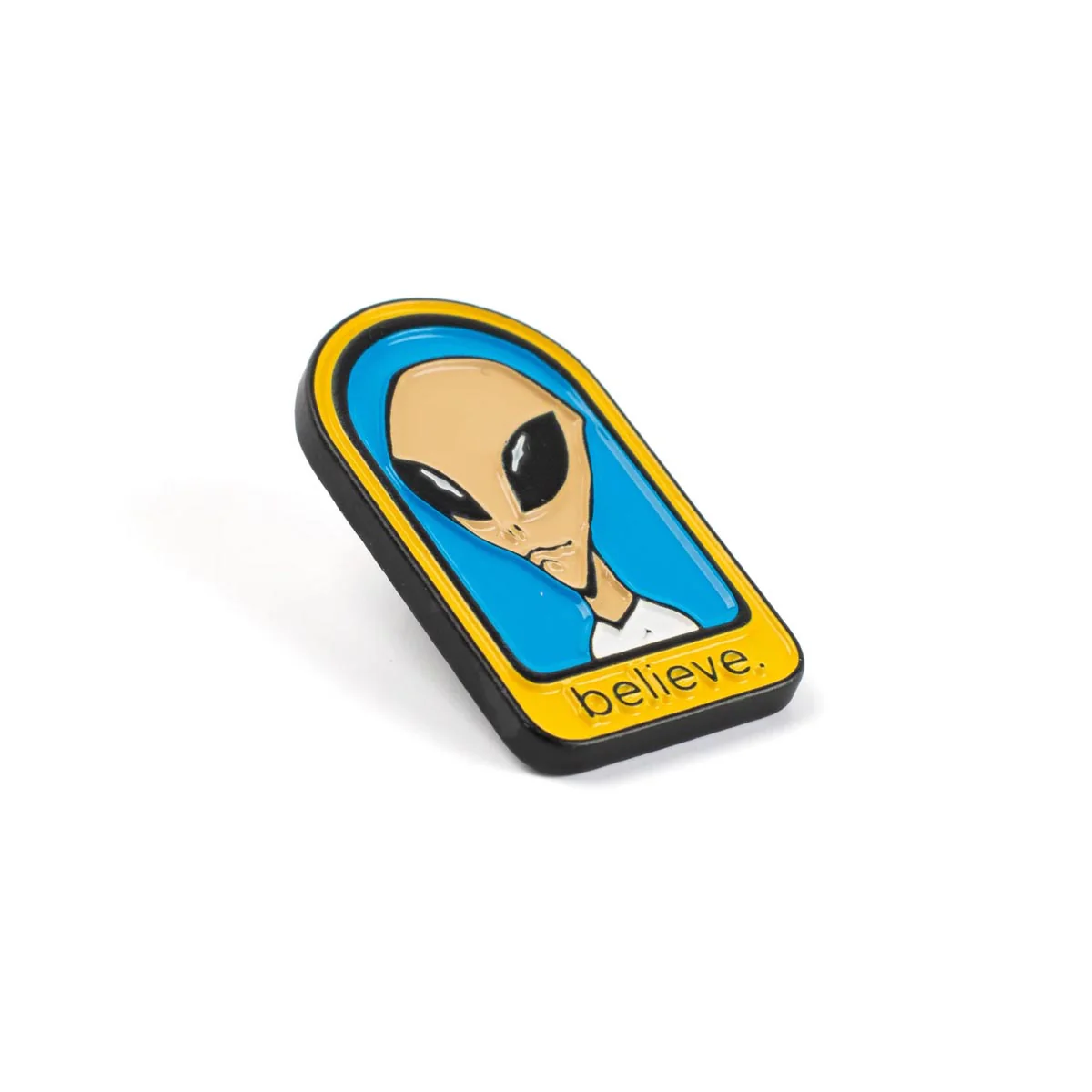 Alien Workshop Believe Pin - Blue/Yellow - Image 2