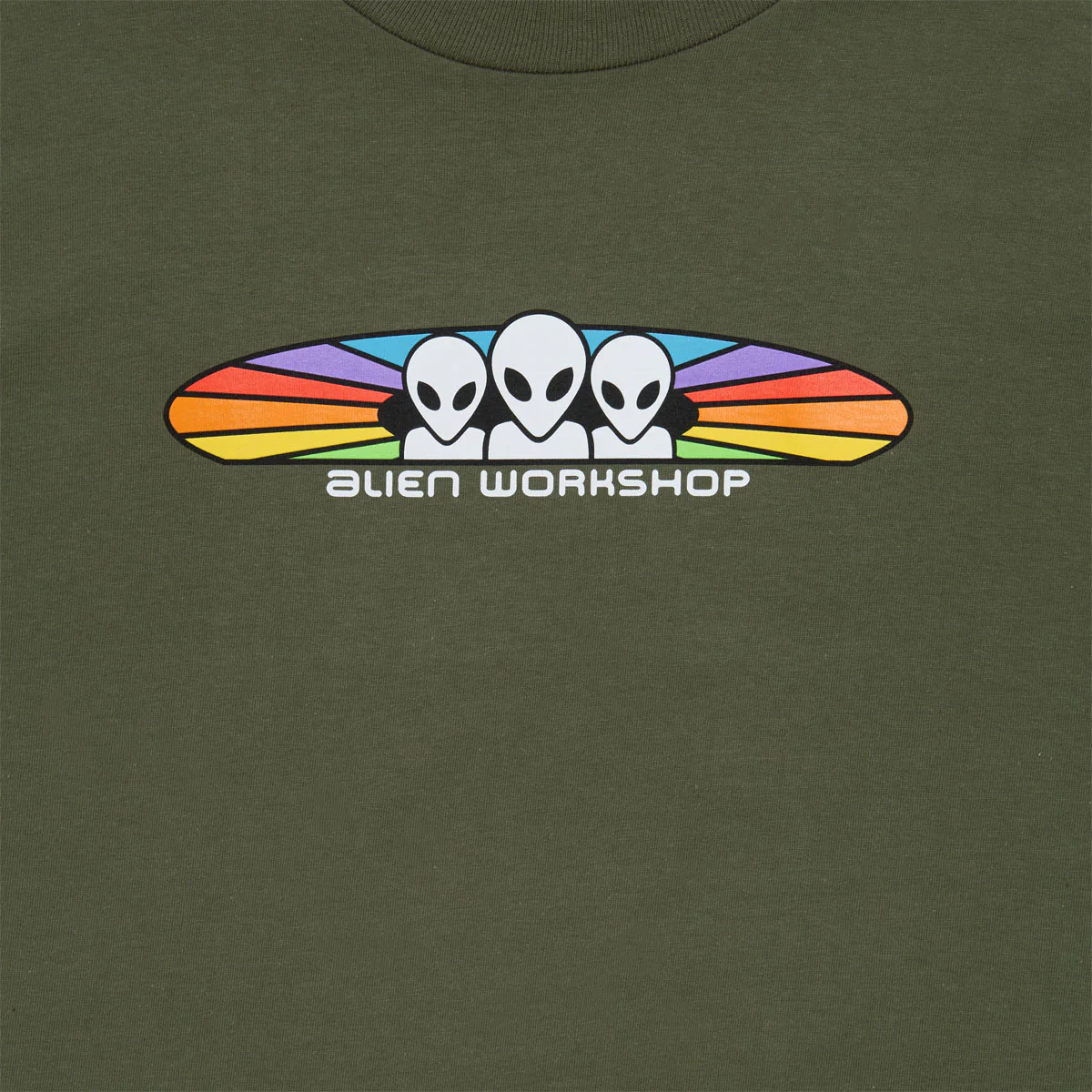 Alien Workshop Spectrum T-Shirt - Fatigue Green - Image 2