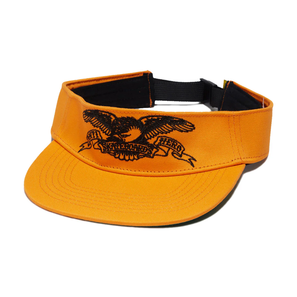 Anti-Hero Basic Eagle Visor Strapback Hat - Orange/Black