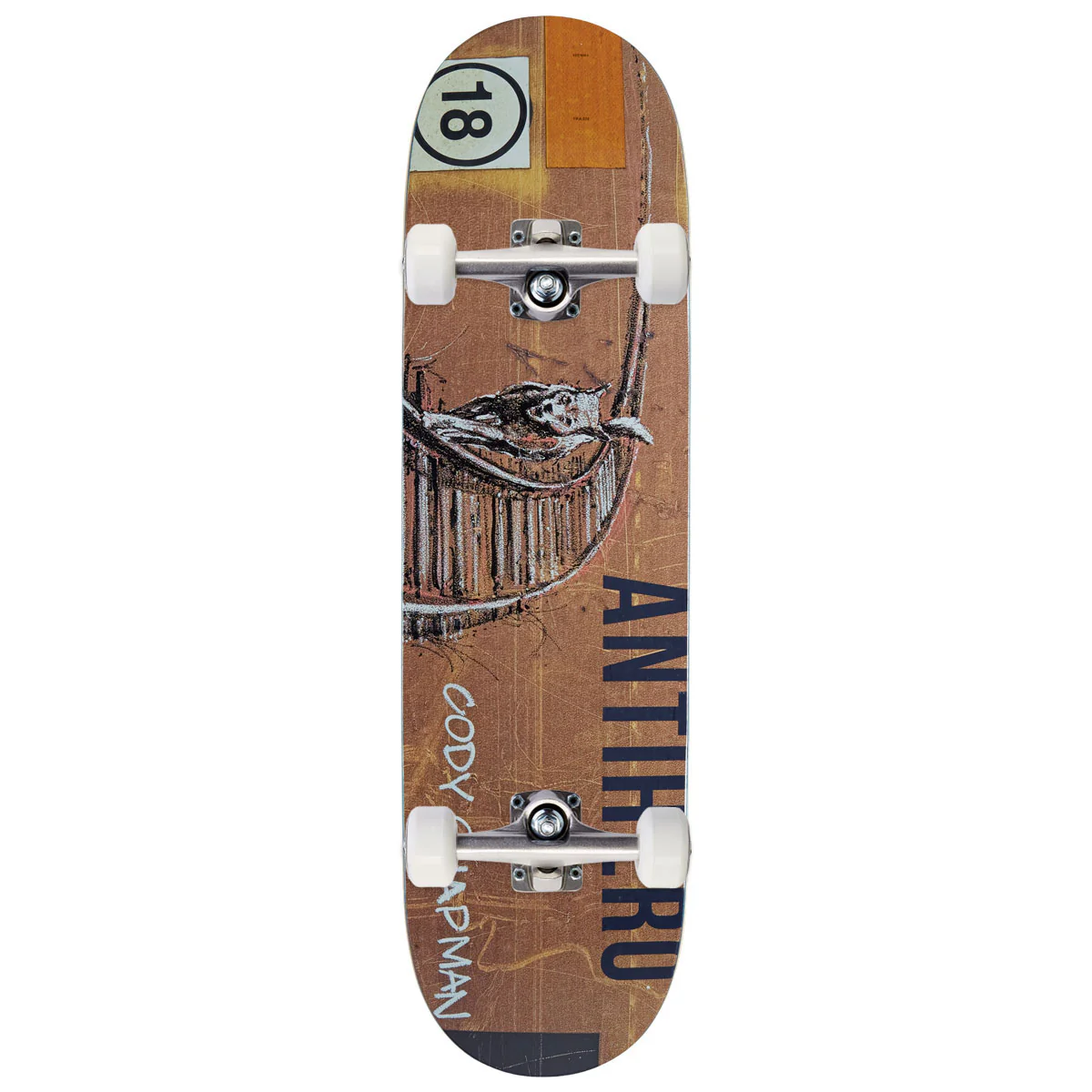 Anti-Hero Chapman Intermodal Skateboard Complete - 8.50"