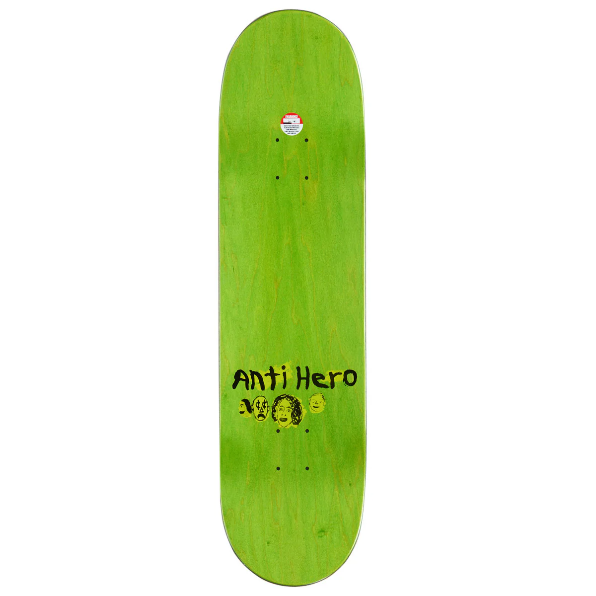 Anti-Hero Daan Expressions Skateboard Deck - Blue - 8.28" - Image 2