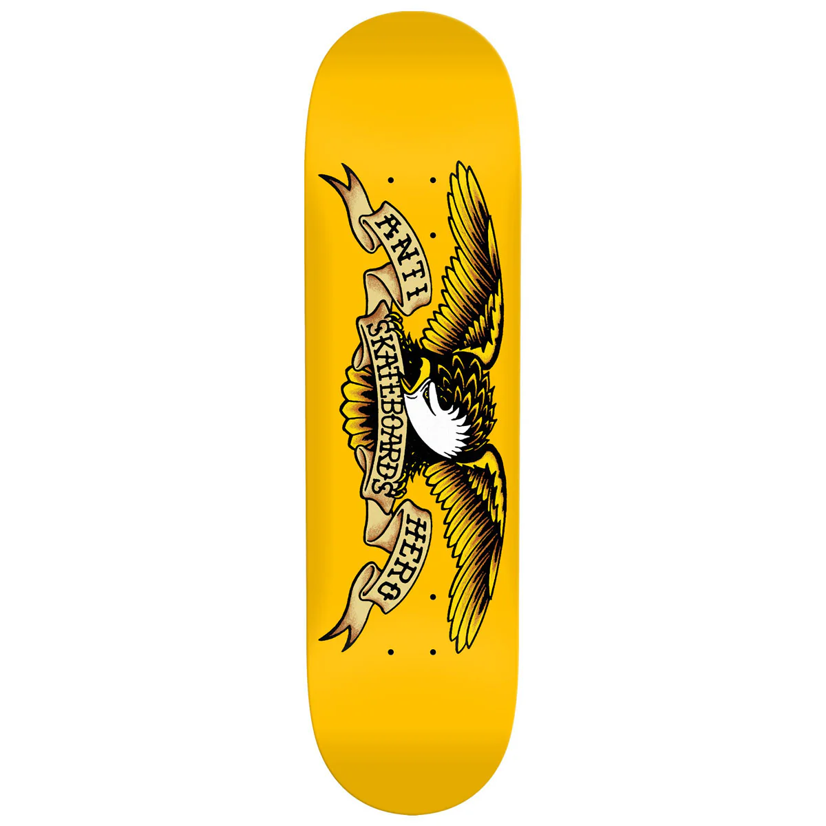 Anti-Hero DBX Eagle Skateboard Deck - Yellow - 8.25"