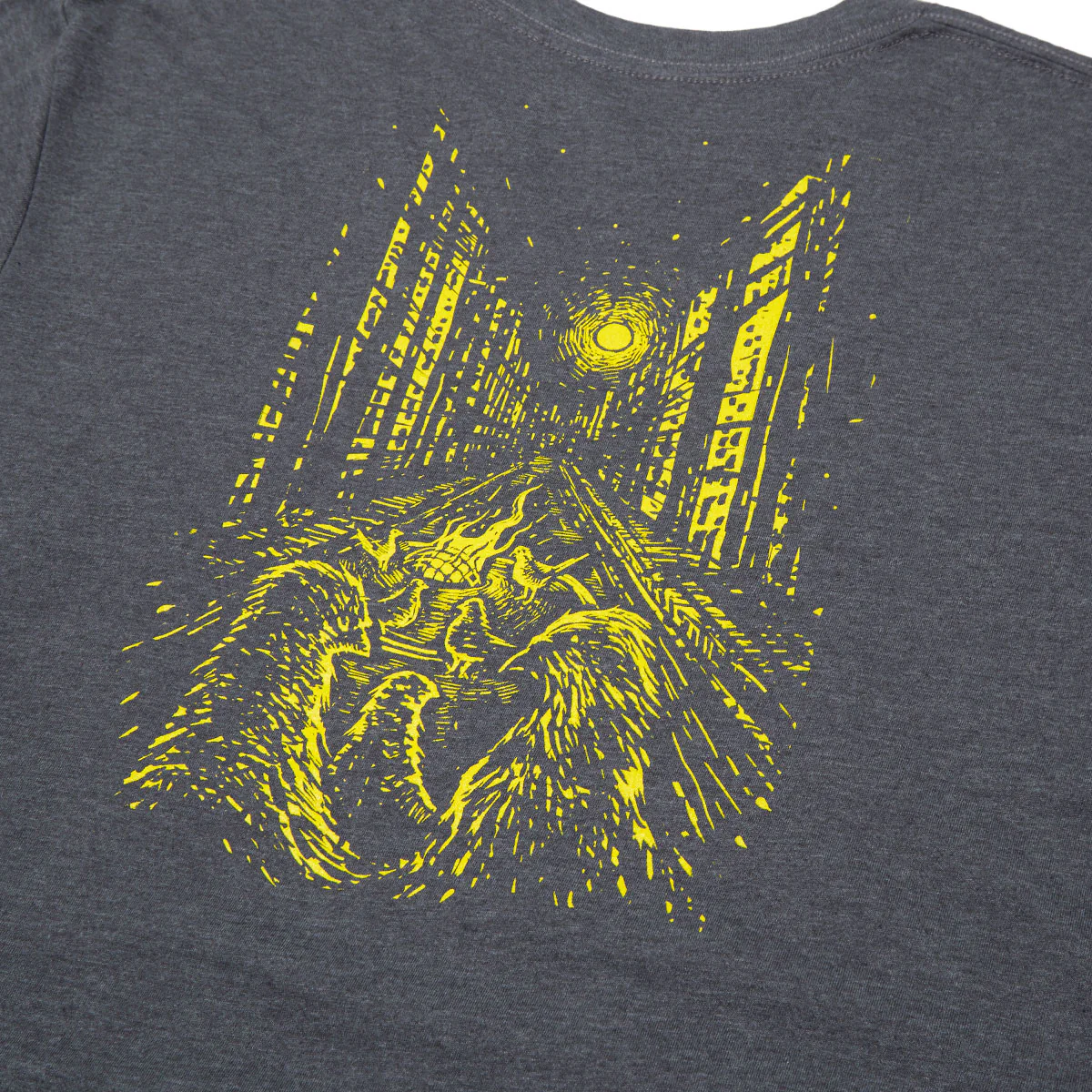 Anti-Hero Fireside T-Shirt - Heather Asphalt - Image 3