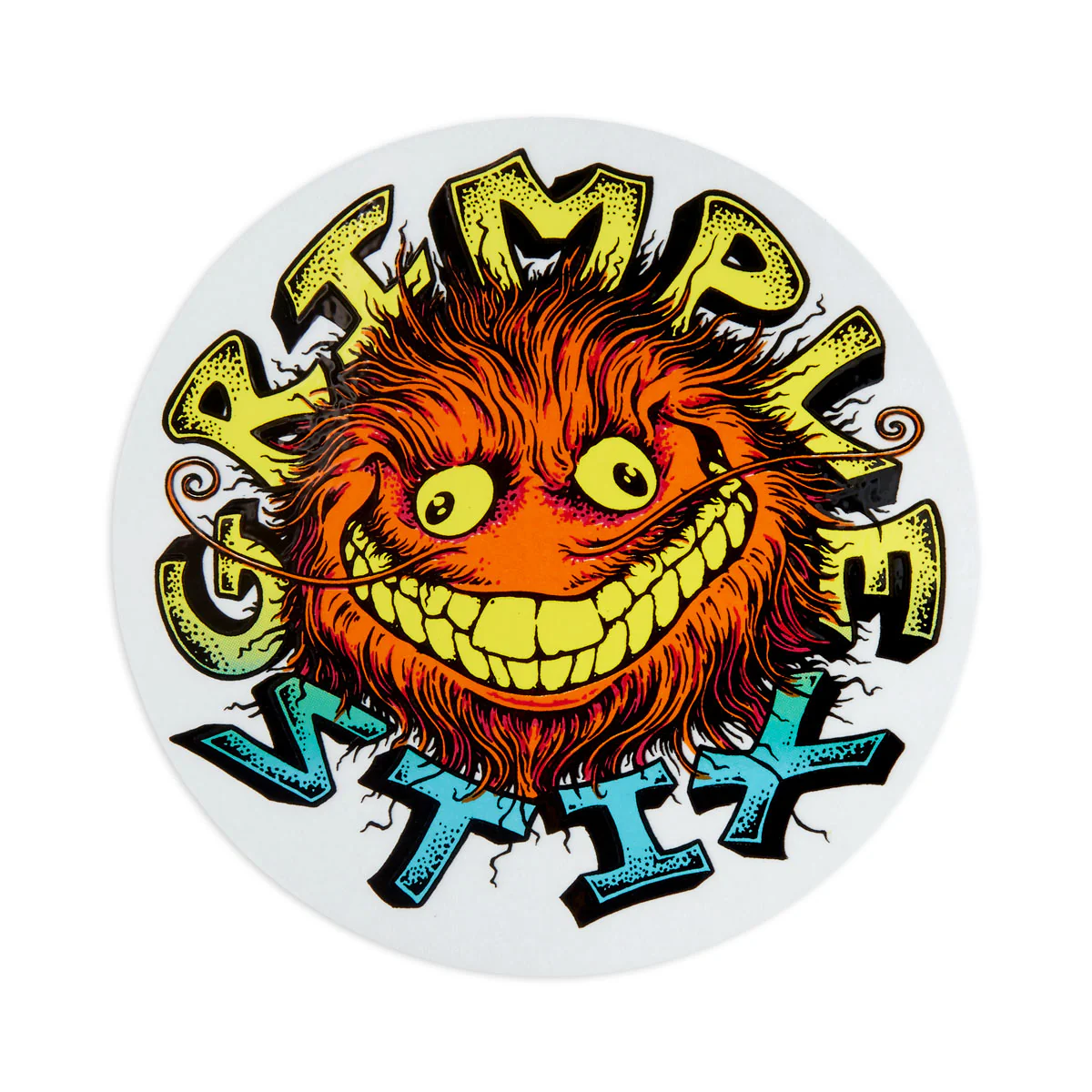 Anti-Hero Grimple Stix Round MD Sticker - Orange