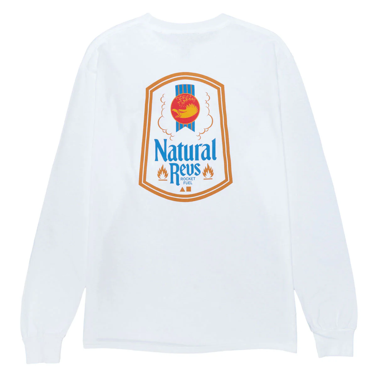 Anti-Hero Natty Revs Long Sleeve Pocket T-Shirt - White/Multi Color