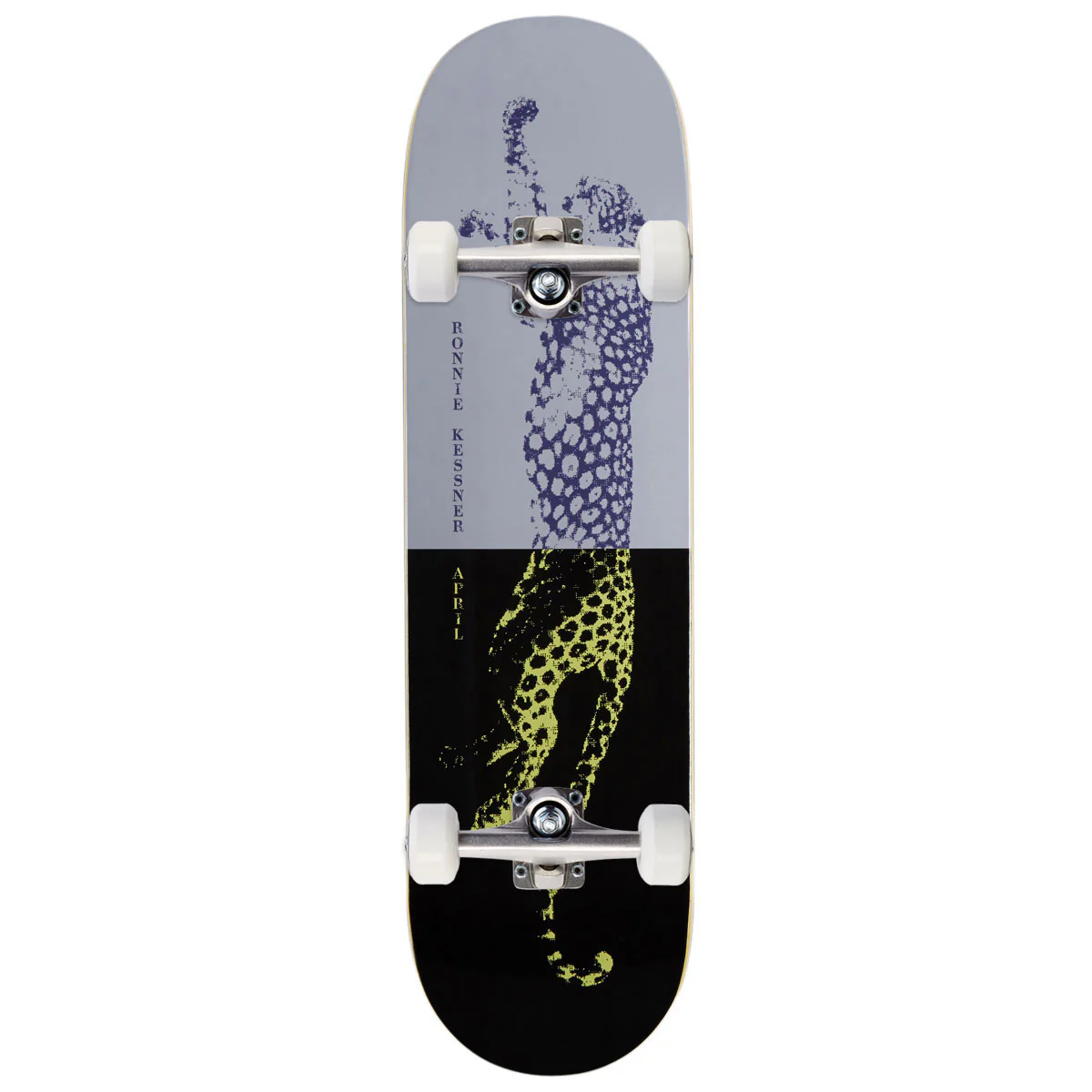 April Ronnie Kessner Two Tone Skateboard Complete - 8.50"