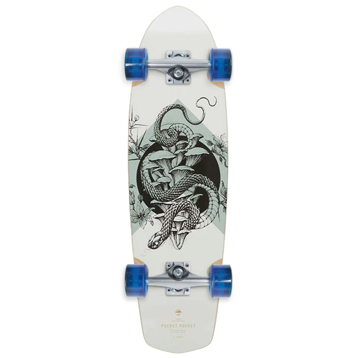 Arbor Bamboo Pocket Rocket 27" Longboard Cruiser Deck