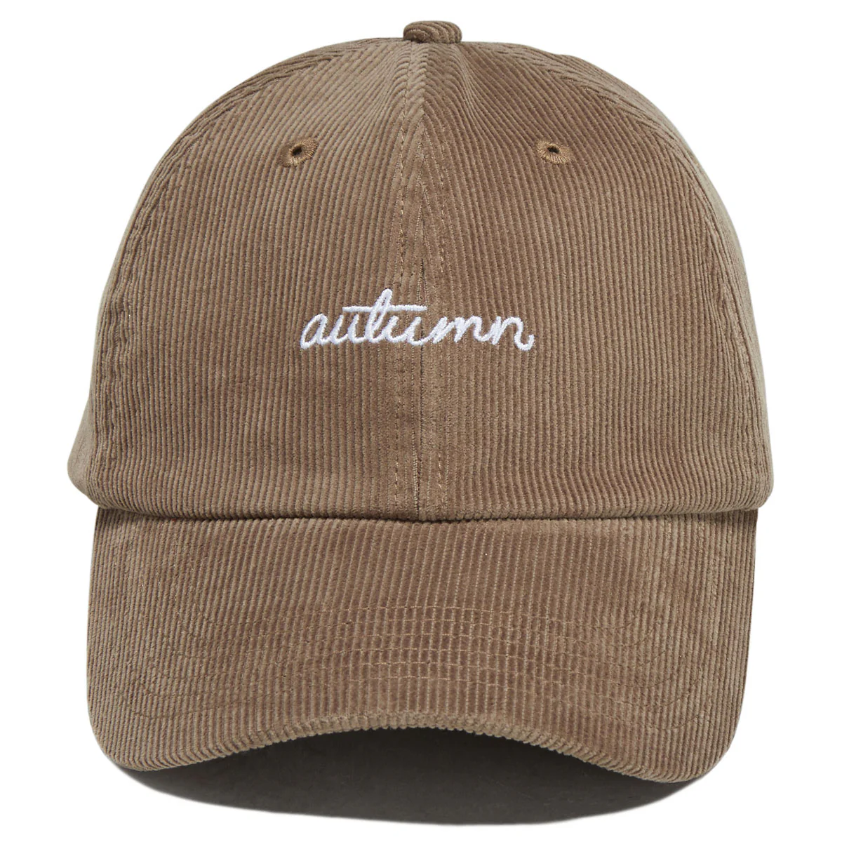 Autumn Cord 6 Panel Hat - Khaki - Image 2