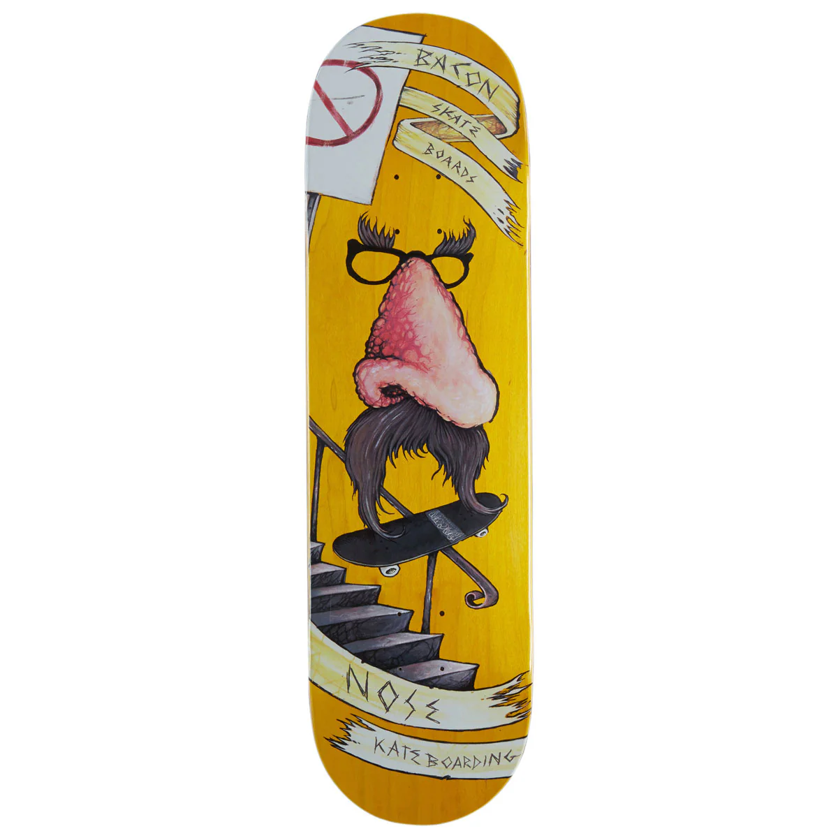 Bacon Nose Kating Skateboard Deck - 8.75"