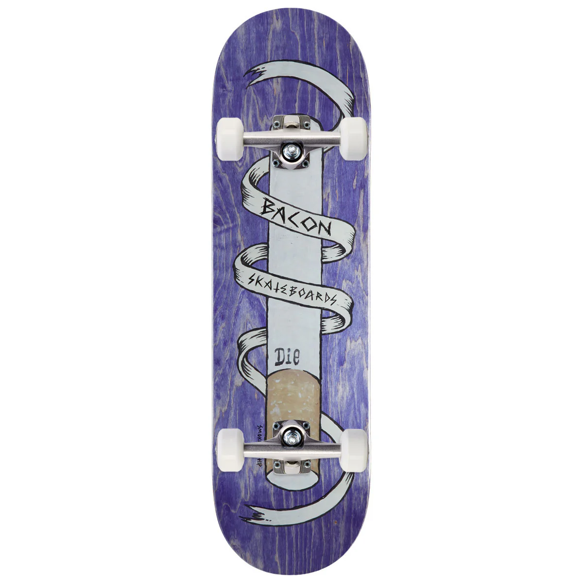 Bacon Smoking Is Hip Skateboard Complete - 9.00"