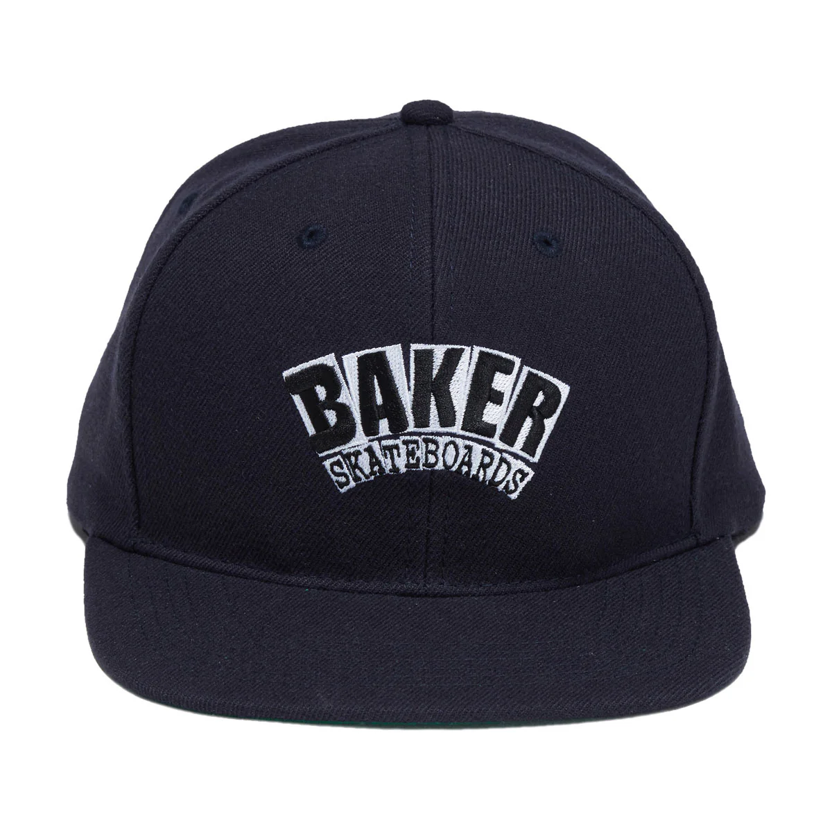 Baker Arch Logo Snapback Hat - Navy - Image 2