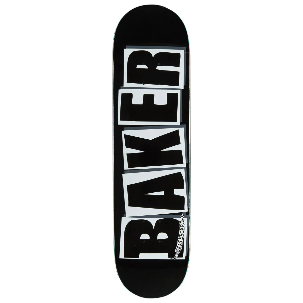 Baker Brand Logo Skateboard Deck - Black/White - 8.125"