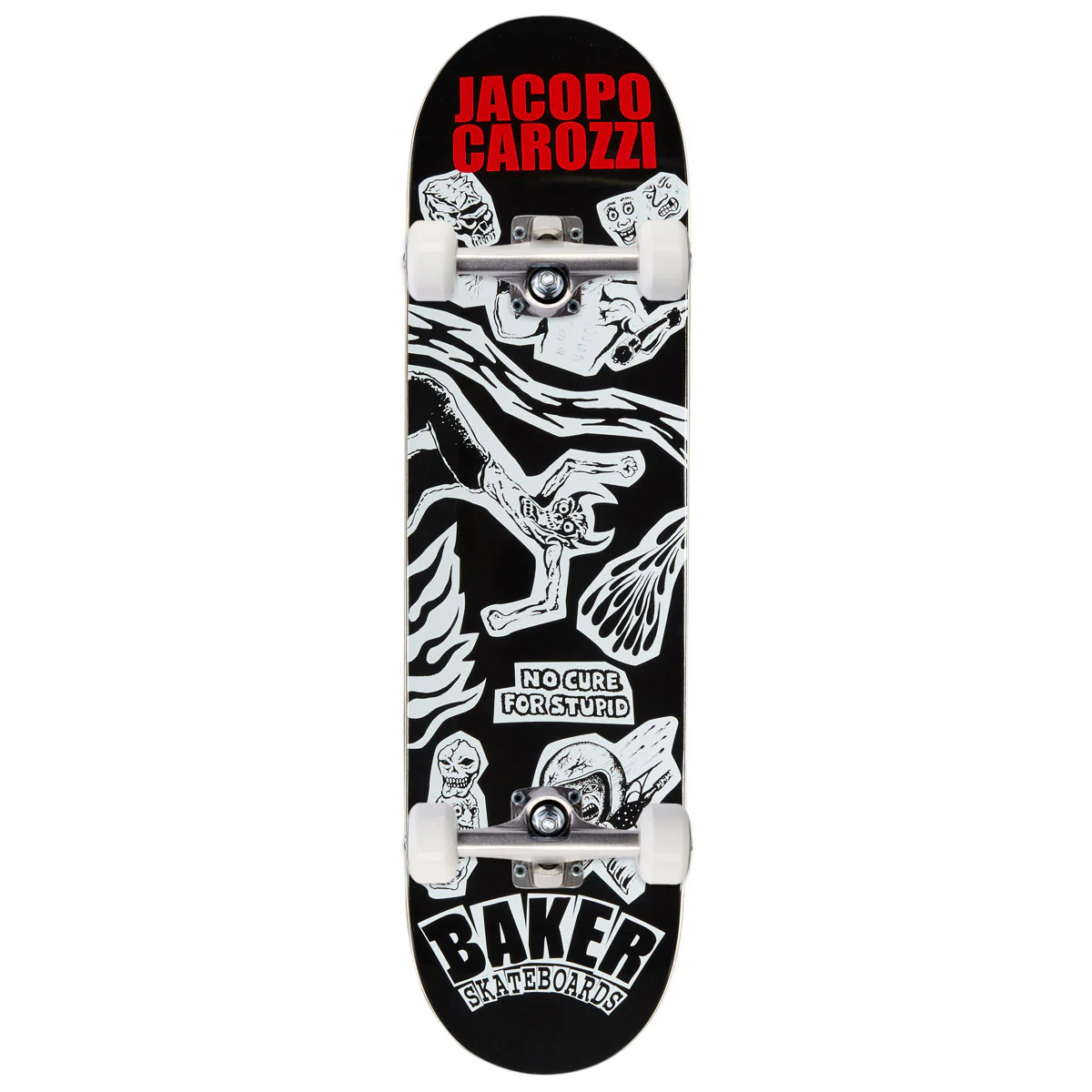 Baker Jacopo Carozzi Divine Evil Skateboard Complete - 8.25"