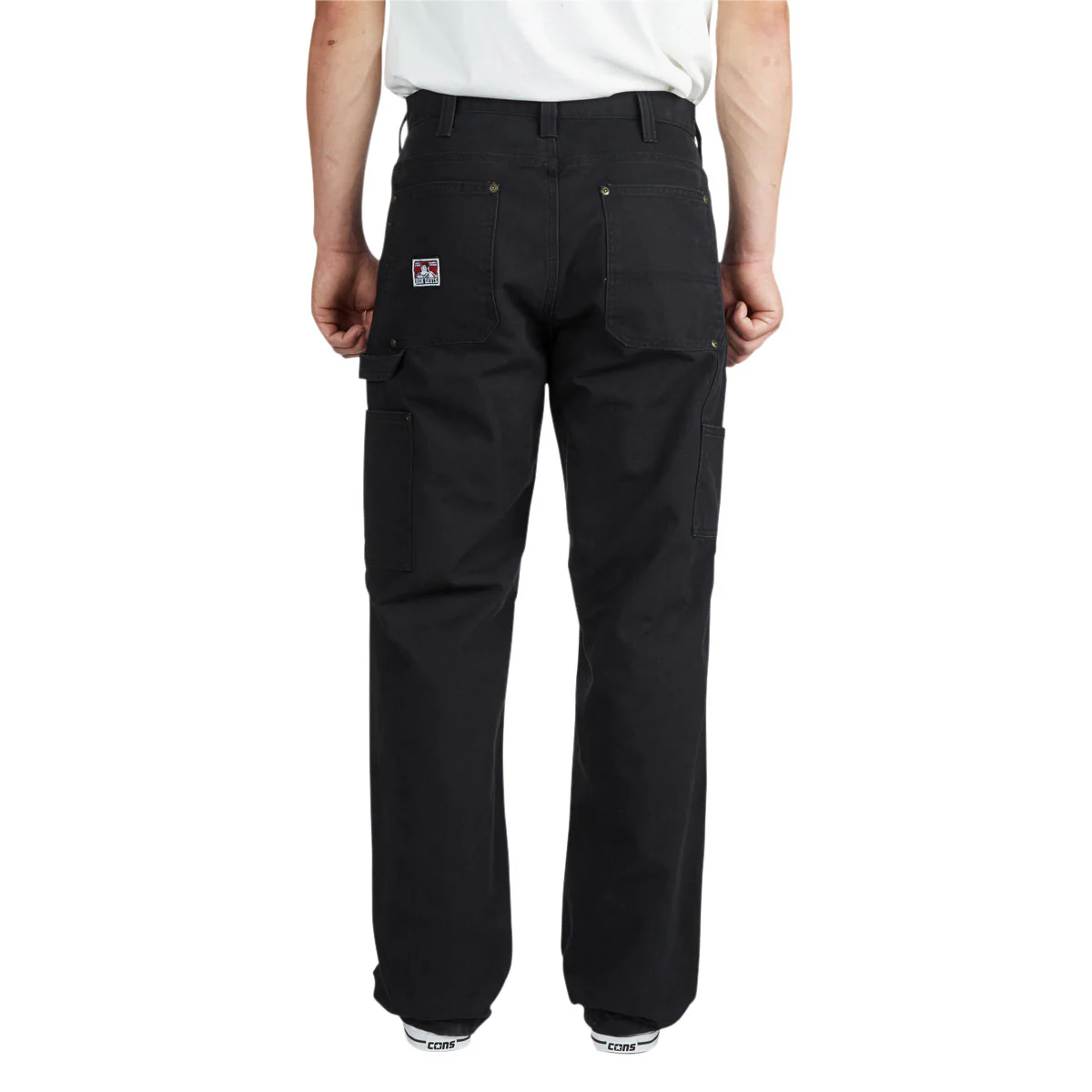 Ben Davis Canvas Carpenter Pants - Black - Image 2