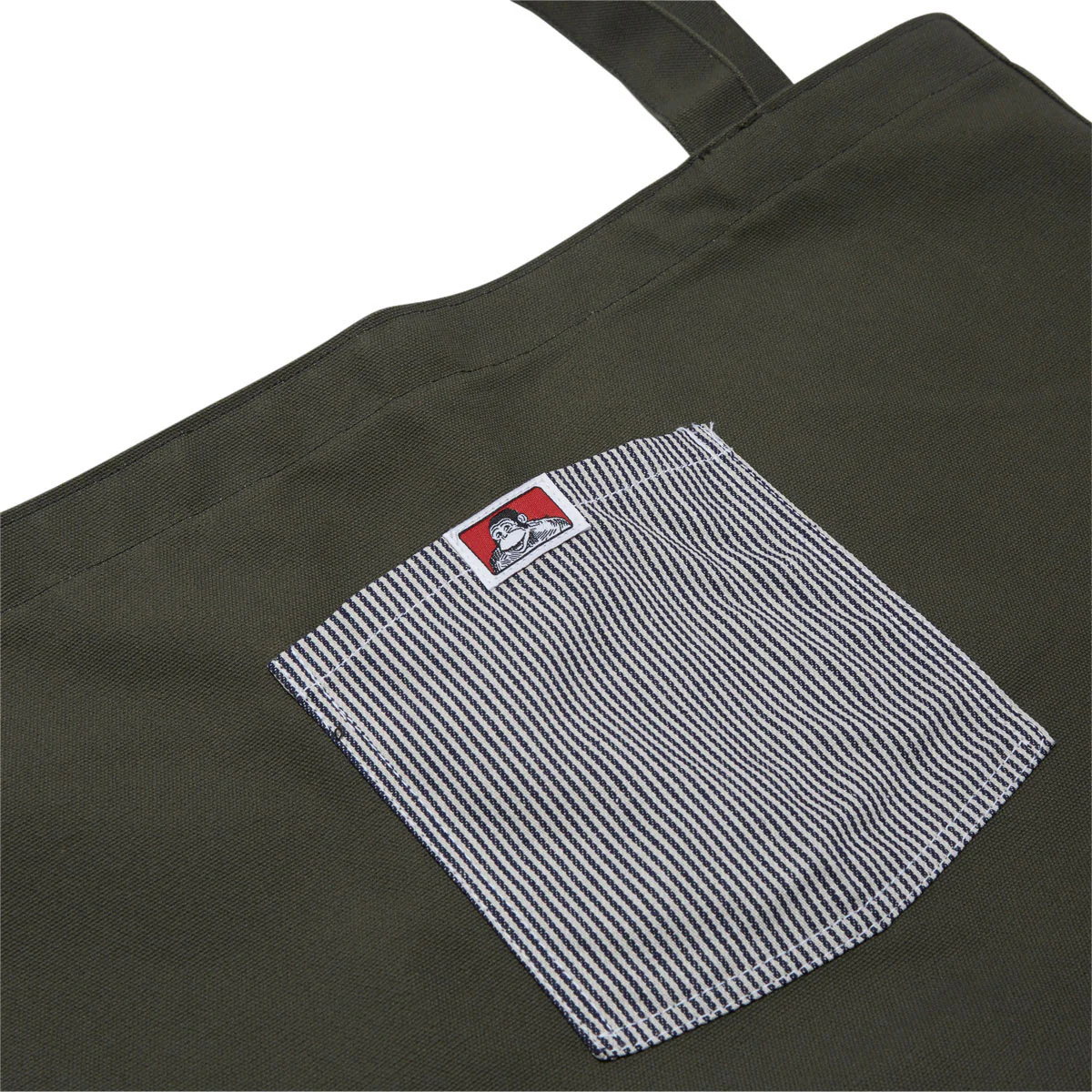 Ben Davis Canvas Tote Bag - Olive - Image 3