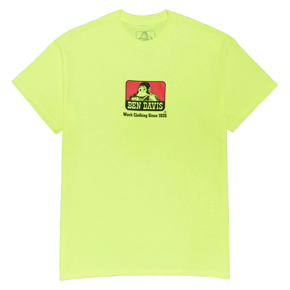 Ben Davis Classic Logo T-Shirt - Safety Green