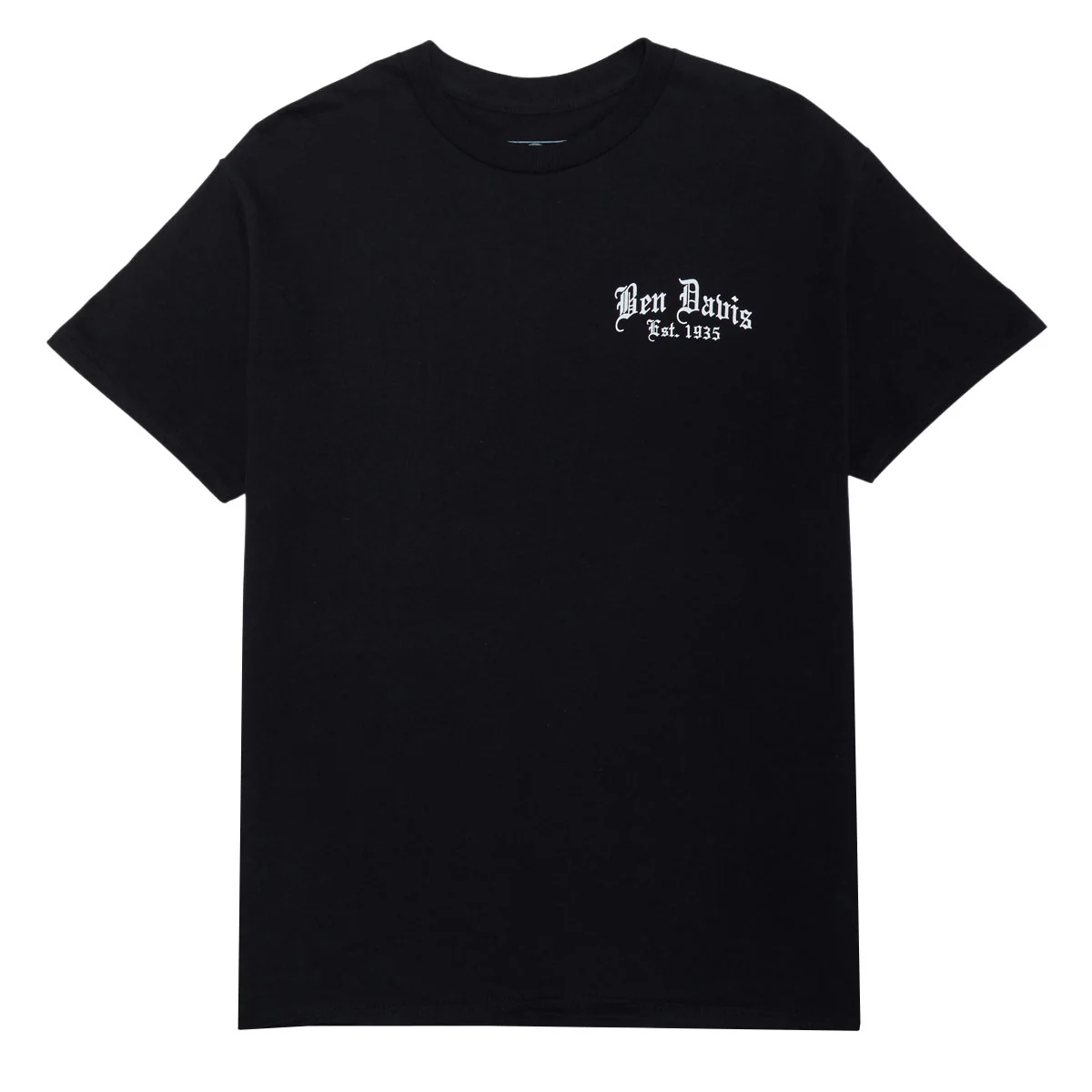 Ben Davis Paisley Logo T-Shirt - Black - Image 2