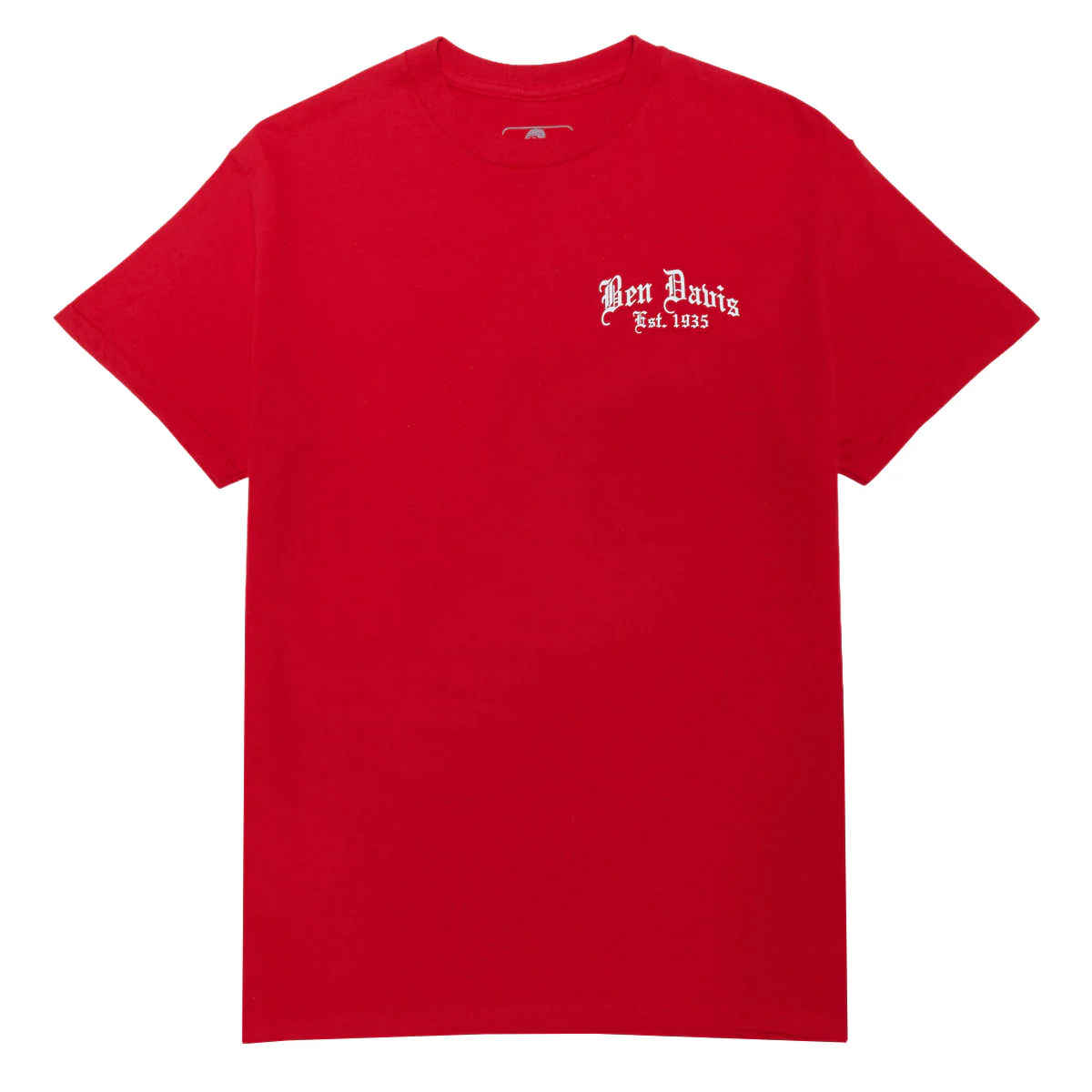 Ben Davis Paisley Logo T-Shirt - Red - Image 2