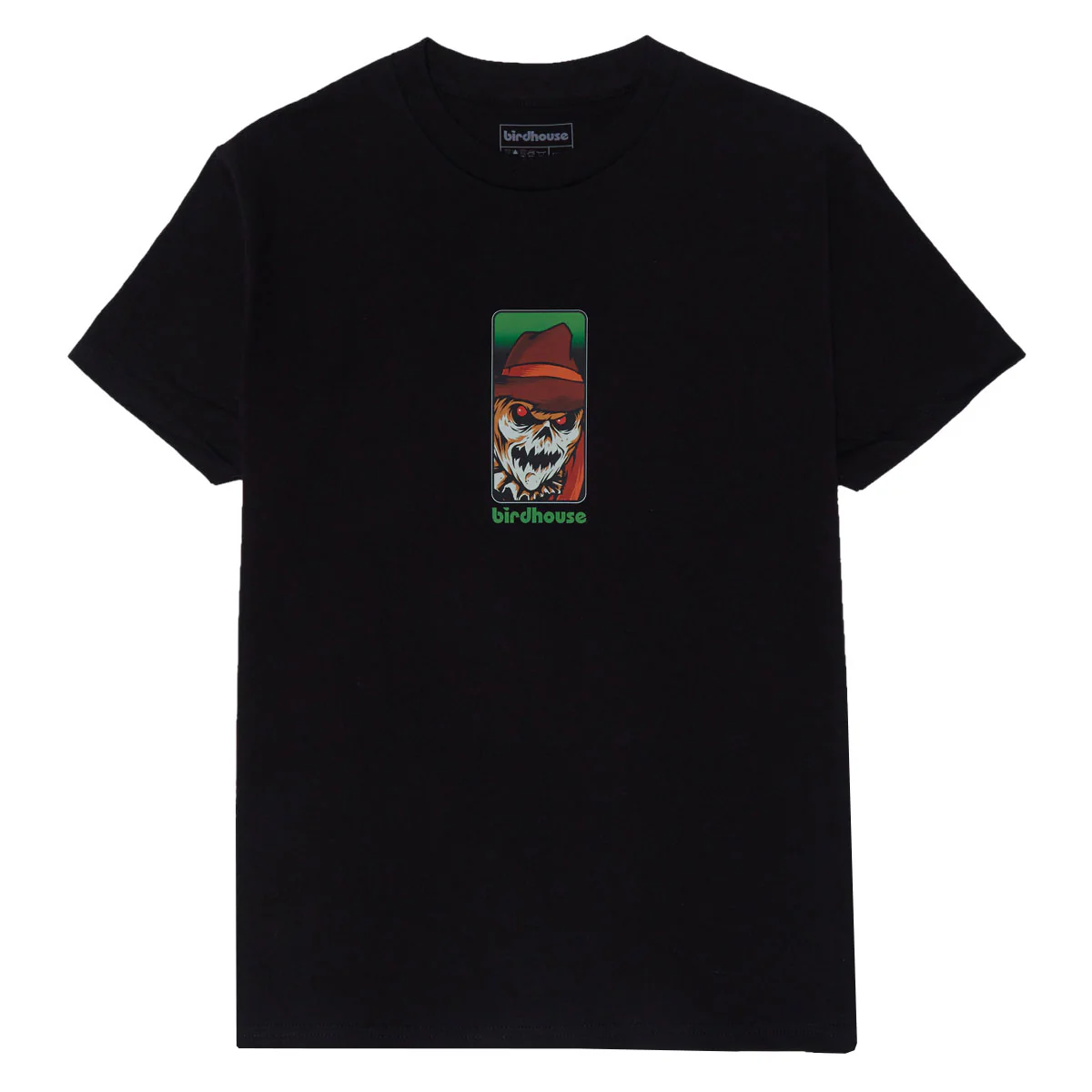 Birdhouse Scarecrow T-Shirt - Black