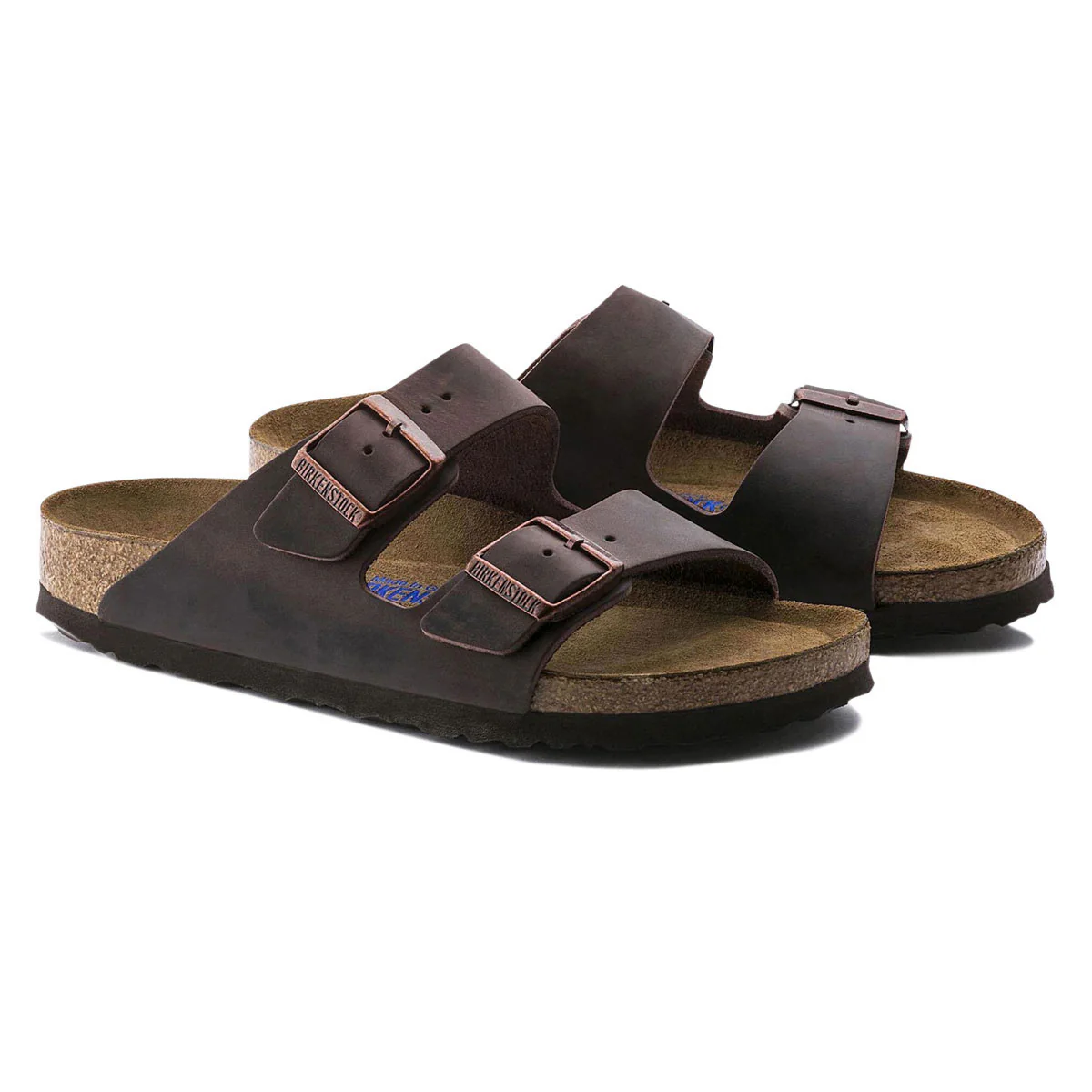Birkenstock Arizona Soft Footbed Sandals Shoes - Habana Oiled Leather - Image 2