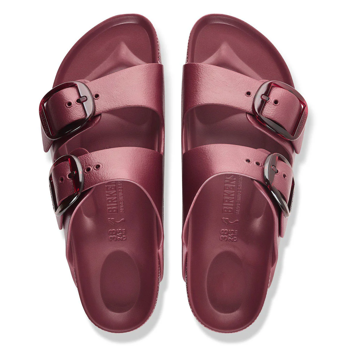 Birkenstock Womens Arizona Big Buckle EVA Sandals Shoes - Zinfandel - Image 3