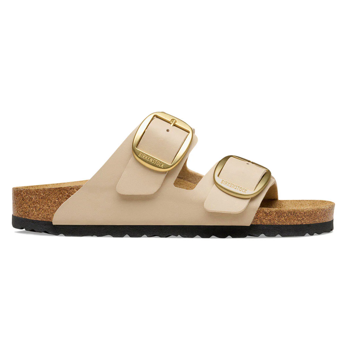 Birkenstock Womens Arizona Big Buckle Sandals Shoes - Sandcastle Birko-Flor