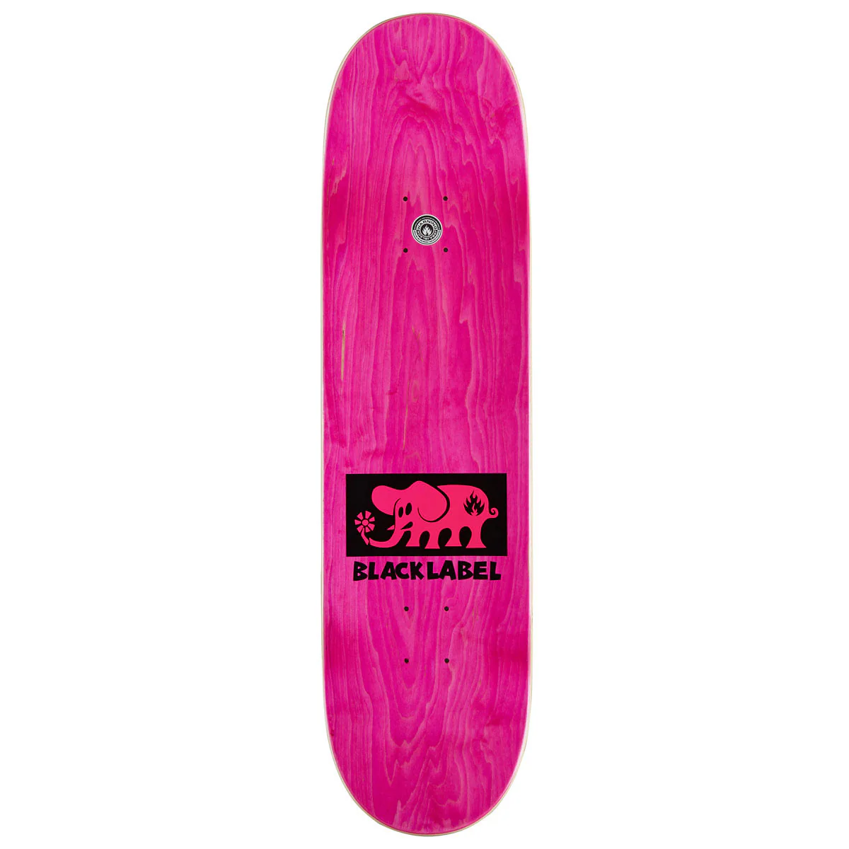 Black Label Elephant Block Skateboard Complete - Pink - 8.25" - Image 2