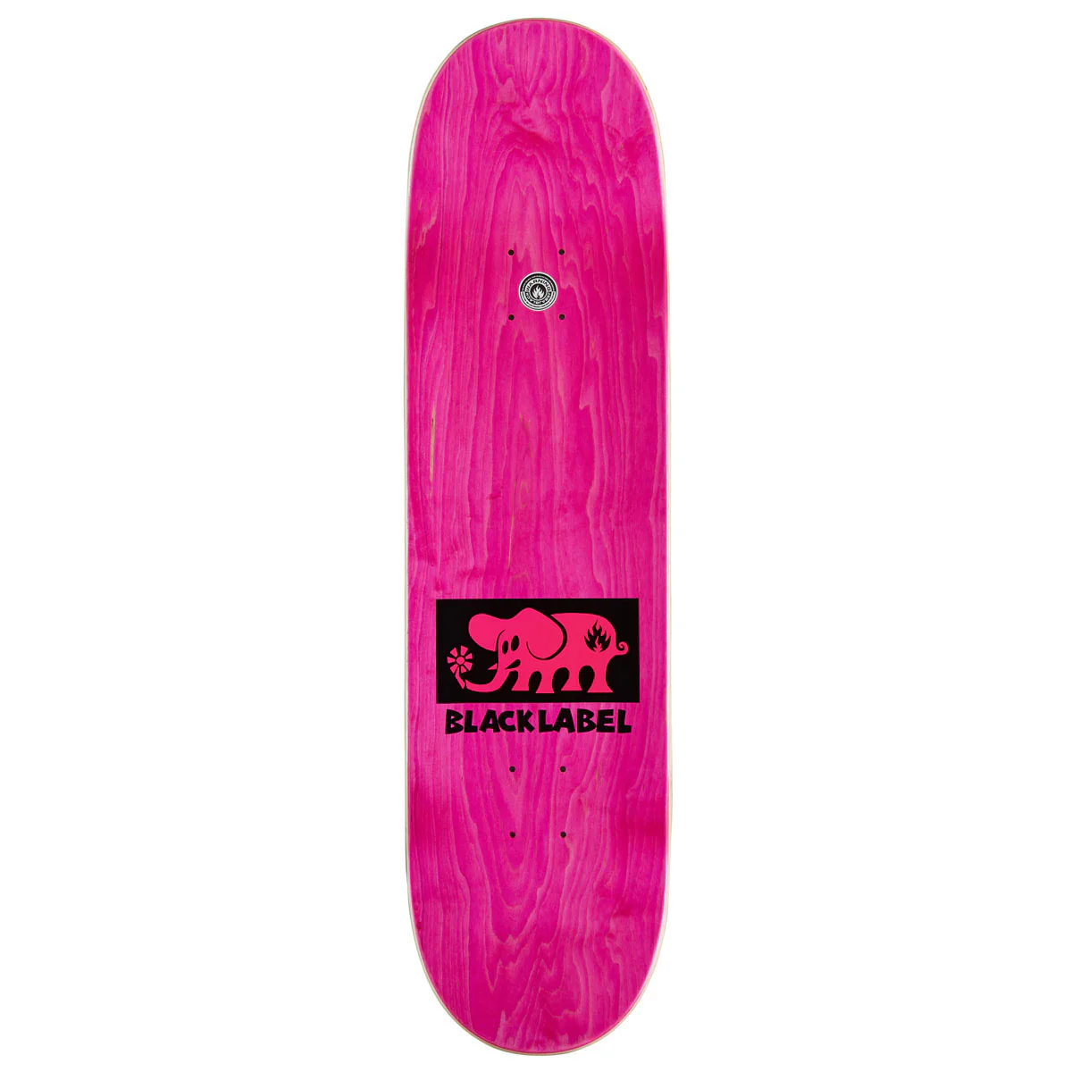 Black Label Elephant Block Skateboard Deck - Pink - 8.50" - Image 2