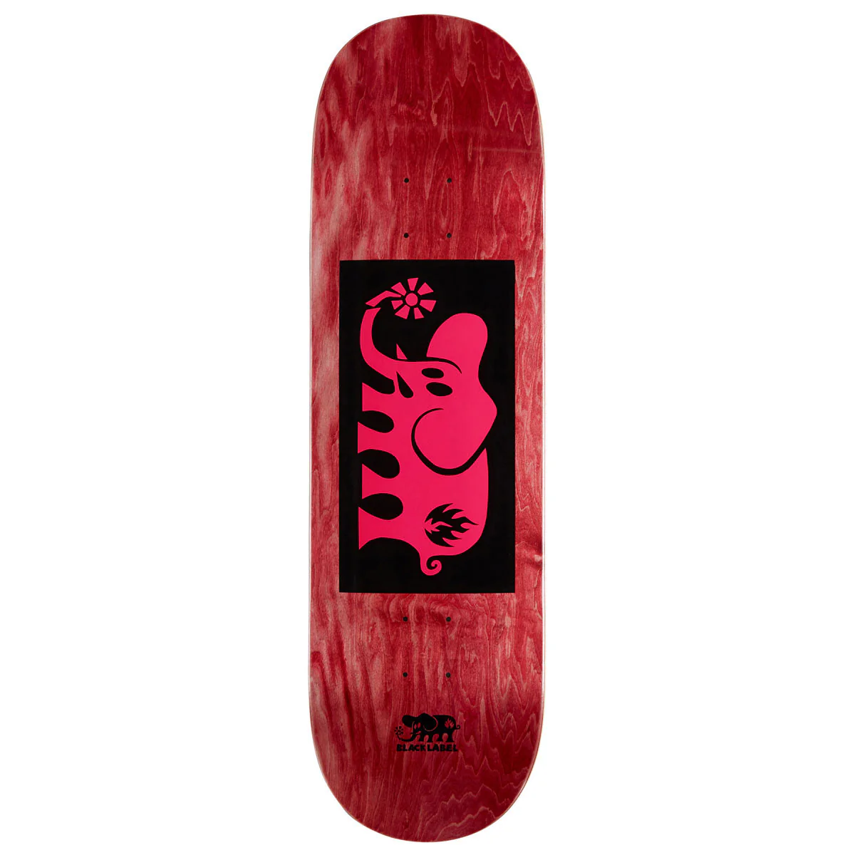 Black Label Elephant Block Skateboard Deck - Pink - 8.75"