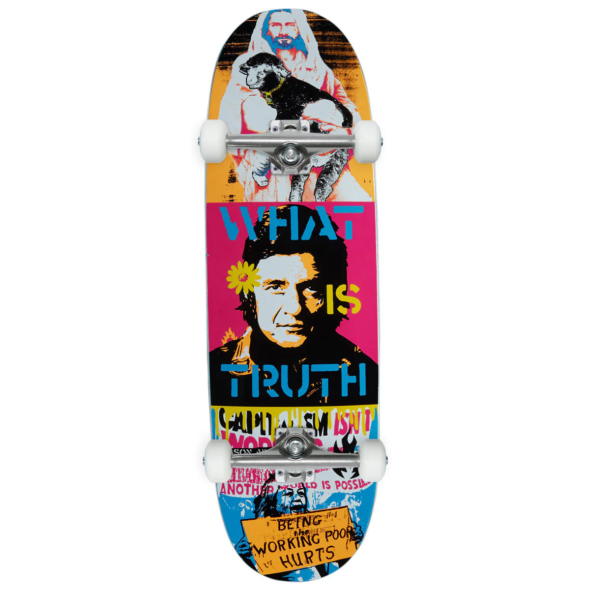 Black Label Jason Adams Truth Custom Egg Shape Skateboard Complete - 9.50"