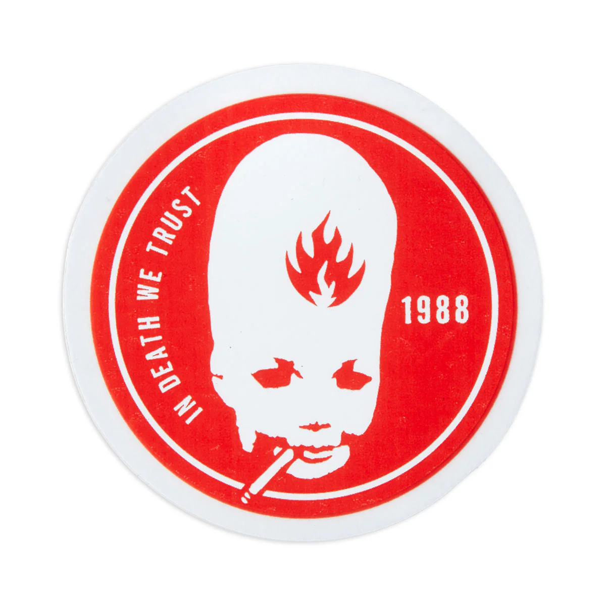 Black Label Thumbhead Sticker - Assorted